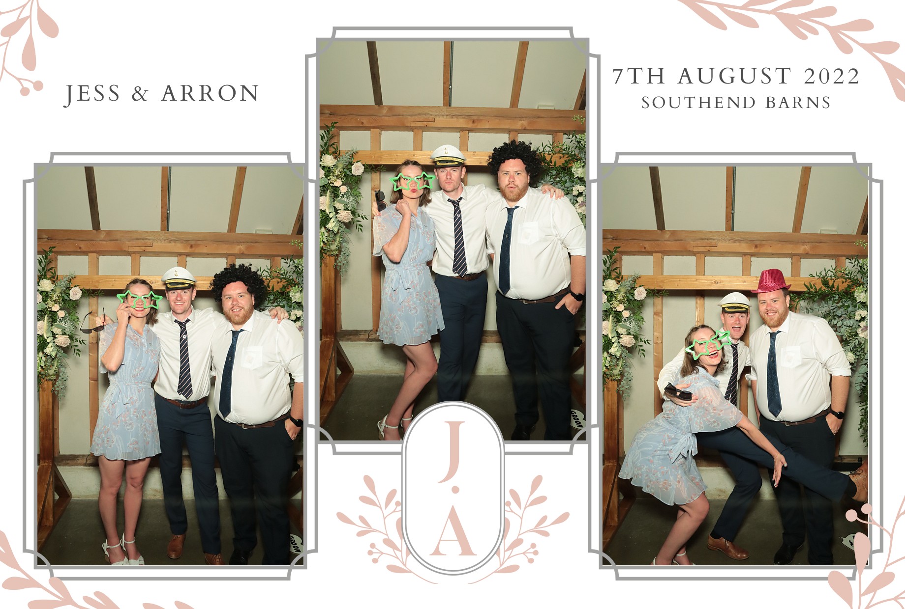 Jess & Arron's Wedding | View more photos from the event at gallery.myphotoboothexperience.co.uk/u/MyPhotoBoothExperienceLtd/Jess-Arrons-Wedding