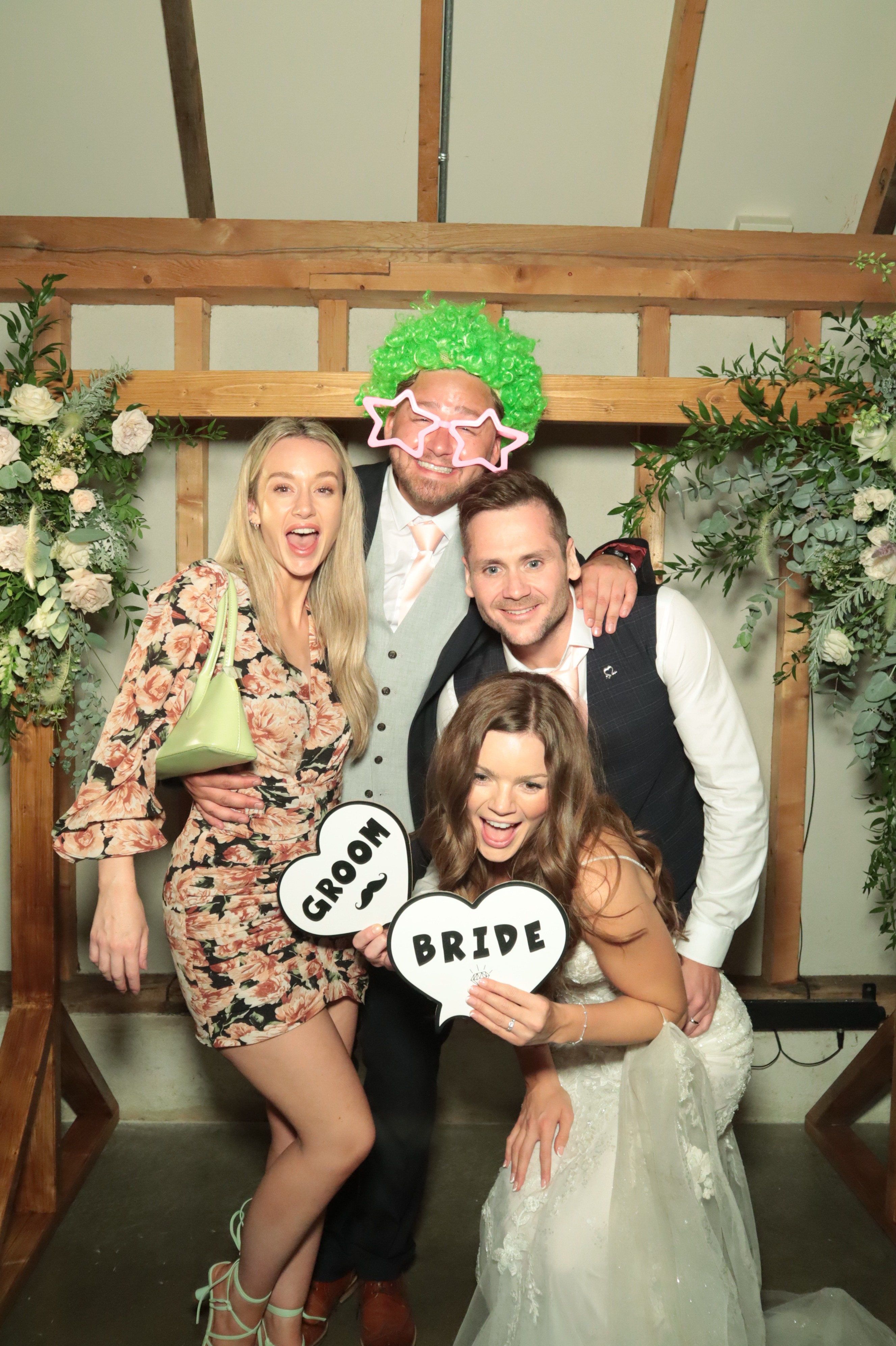 Jess & Arron's Wedding | View more photos from the event at gallery.myphotoboothexperience.co.uk/u/MyPhotoBoothExperienceLtd/Jess-Arrons-Wedding