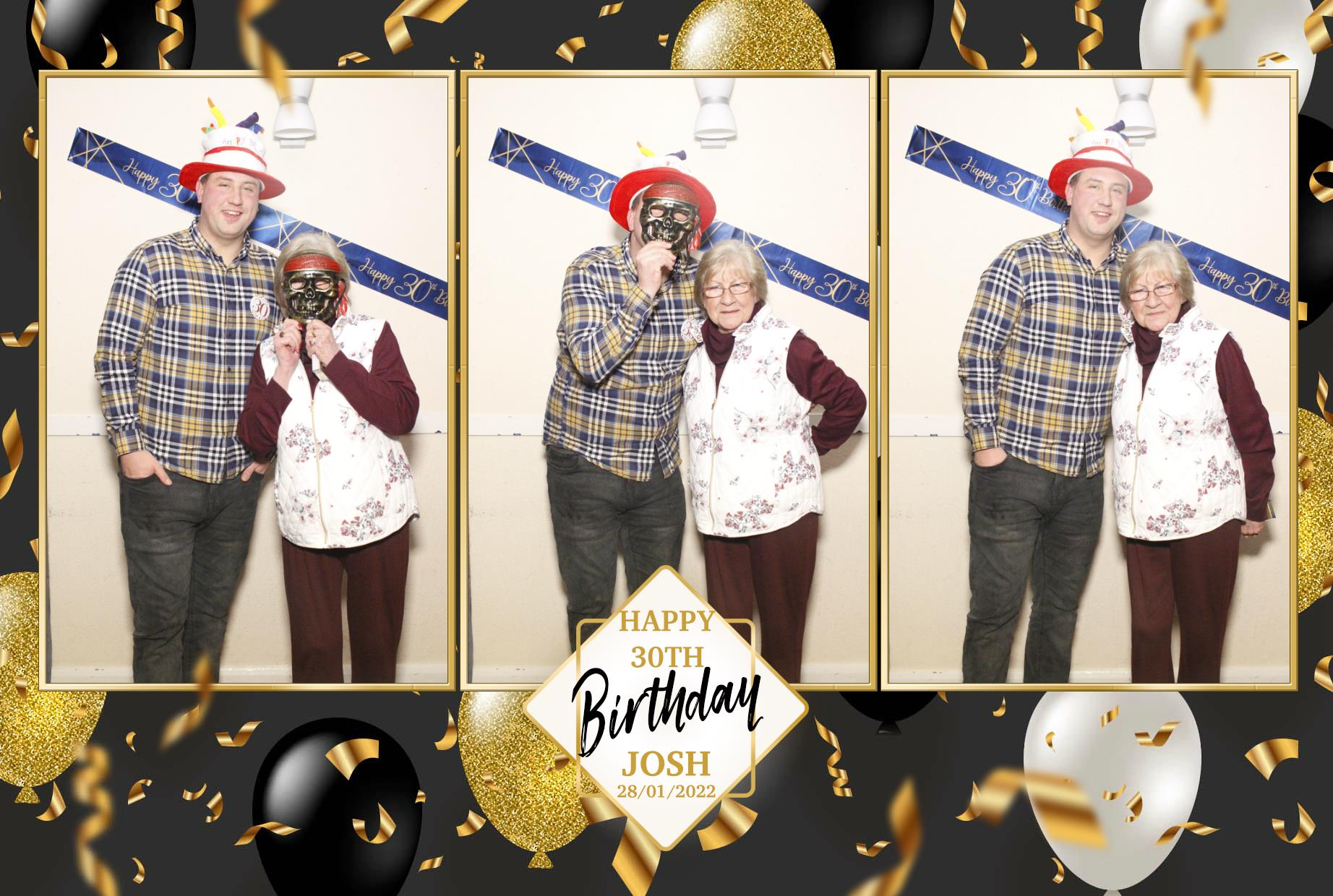 Josh's Surprise 30th Birthday | View more photos from the event at gallery.myphotoboothexperience.co.uk/u/MyPhotoBoothExperienceLtd/Joshs-Surprise-30th-Birthday