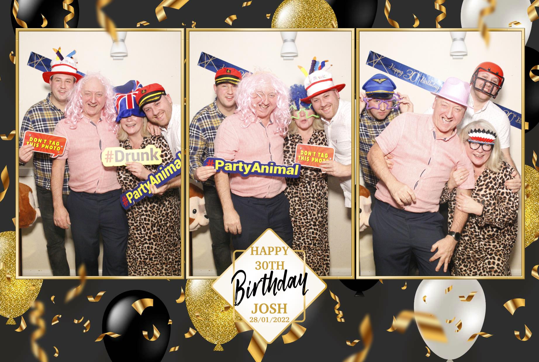 Josh's Surprise 30th Birthday | View more photos from the event at gallery.myphotoboothexperience.co.uk/u/MyPhotoBoothExperienceLtd/Joshs-Surprise-30th-Birthday