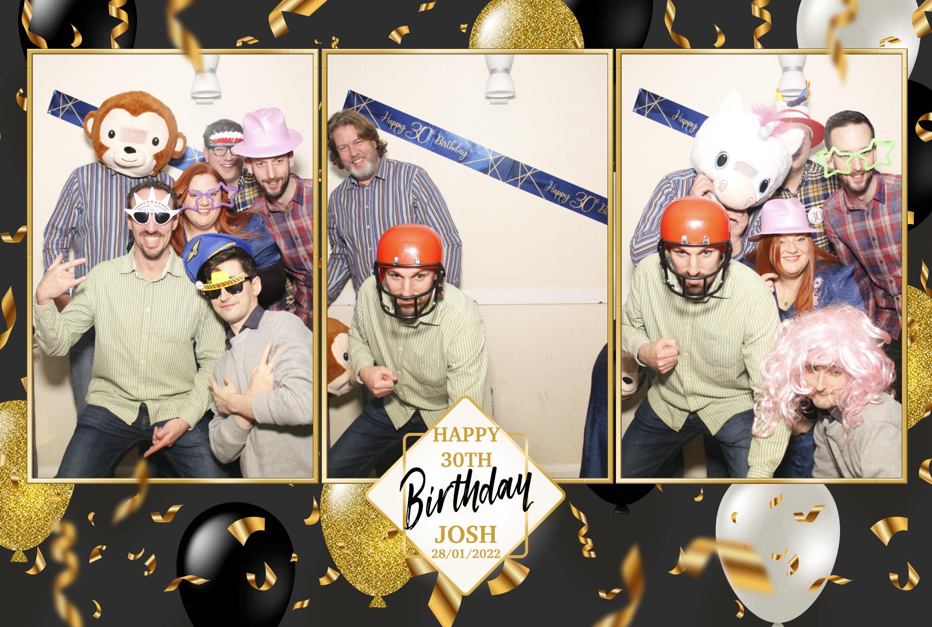 Josh's Surprise 30th Birthday | View more photos from the event at gallery.myphotoboothexperience.co.uk/u/MyPhotoBoothExperienceLtd/Joshs-Surprise-30th-Birthday