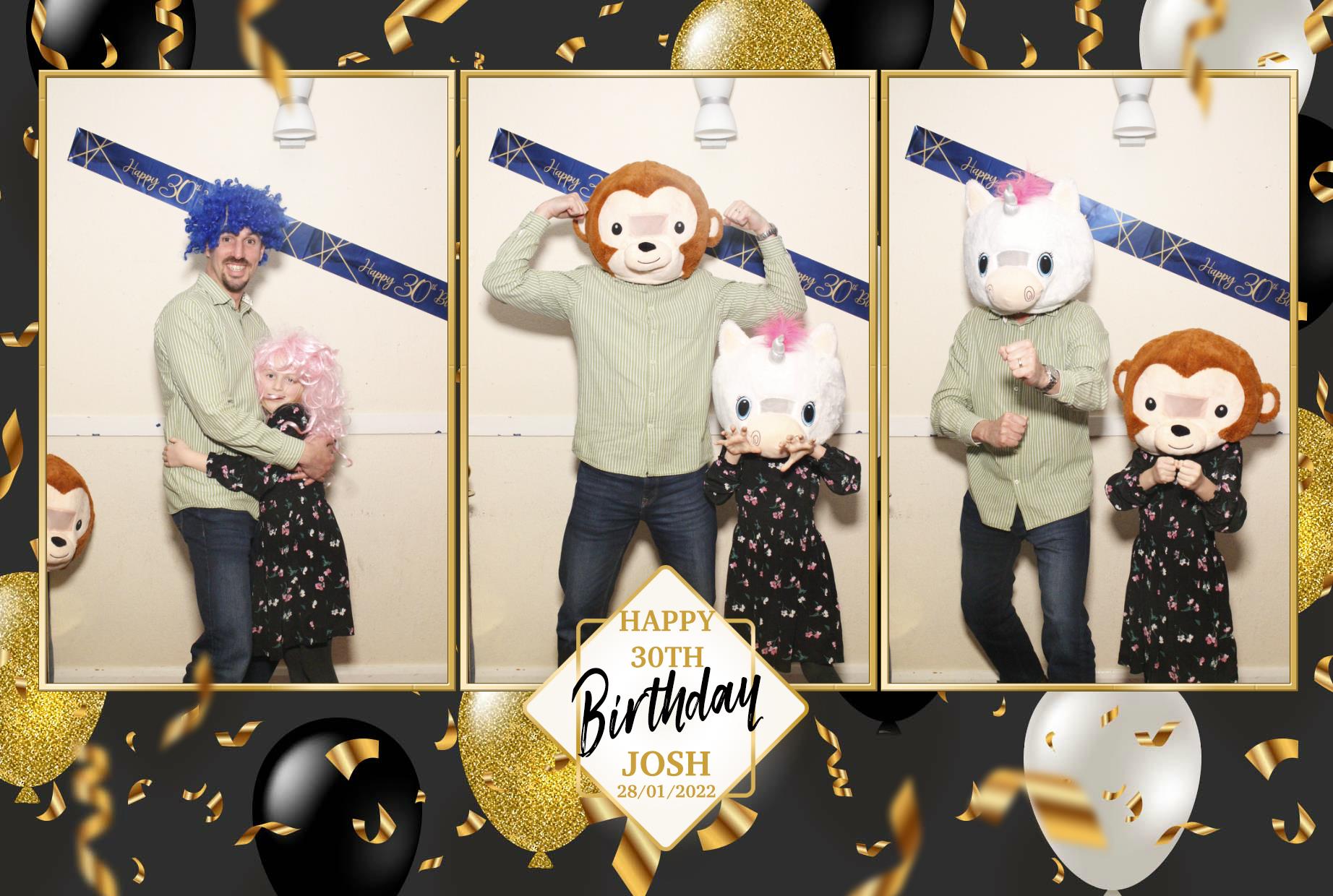 Josh's Surprise 30th Birthday | View more photos from the event at gallery.myphotoboothexperience.co.uk/u/MyPhotoBoothExperienceLtd/Joshs-Surprise-30th-Birthday