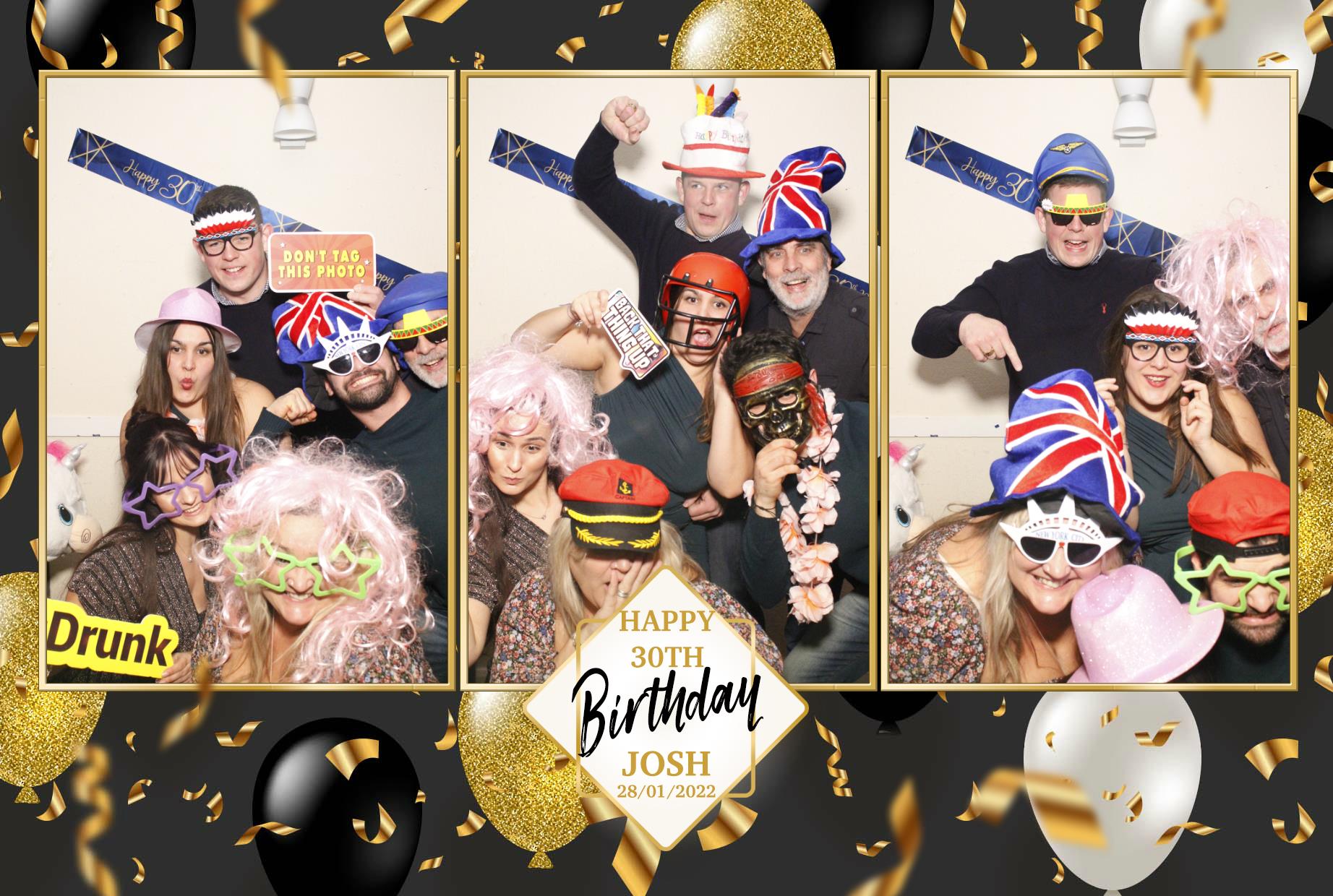 Josh's Surprise 30th Birthday | View more photos from the event at gallery.myphotoboothexperience.co.uk/u/MyPhotoBoothExperienceLtd/Joshs-Surprise-30th-Birthday