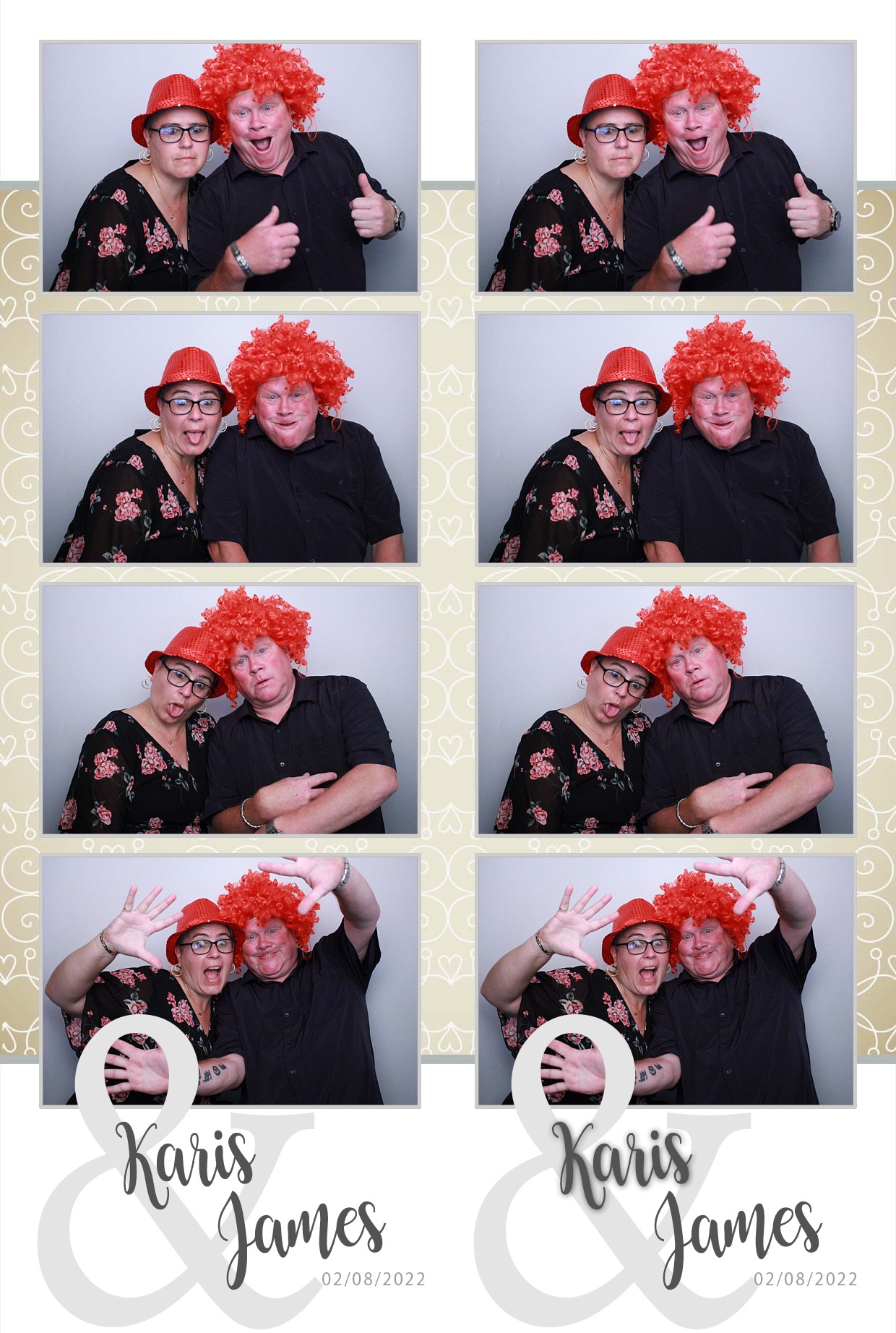 Karis & James's Wedding  | View more photos from the event at gallery.myphotoboothexperience.co.uk/u/MyPhotoBoothExperienceLtd/Karis-Jamess-Wedding