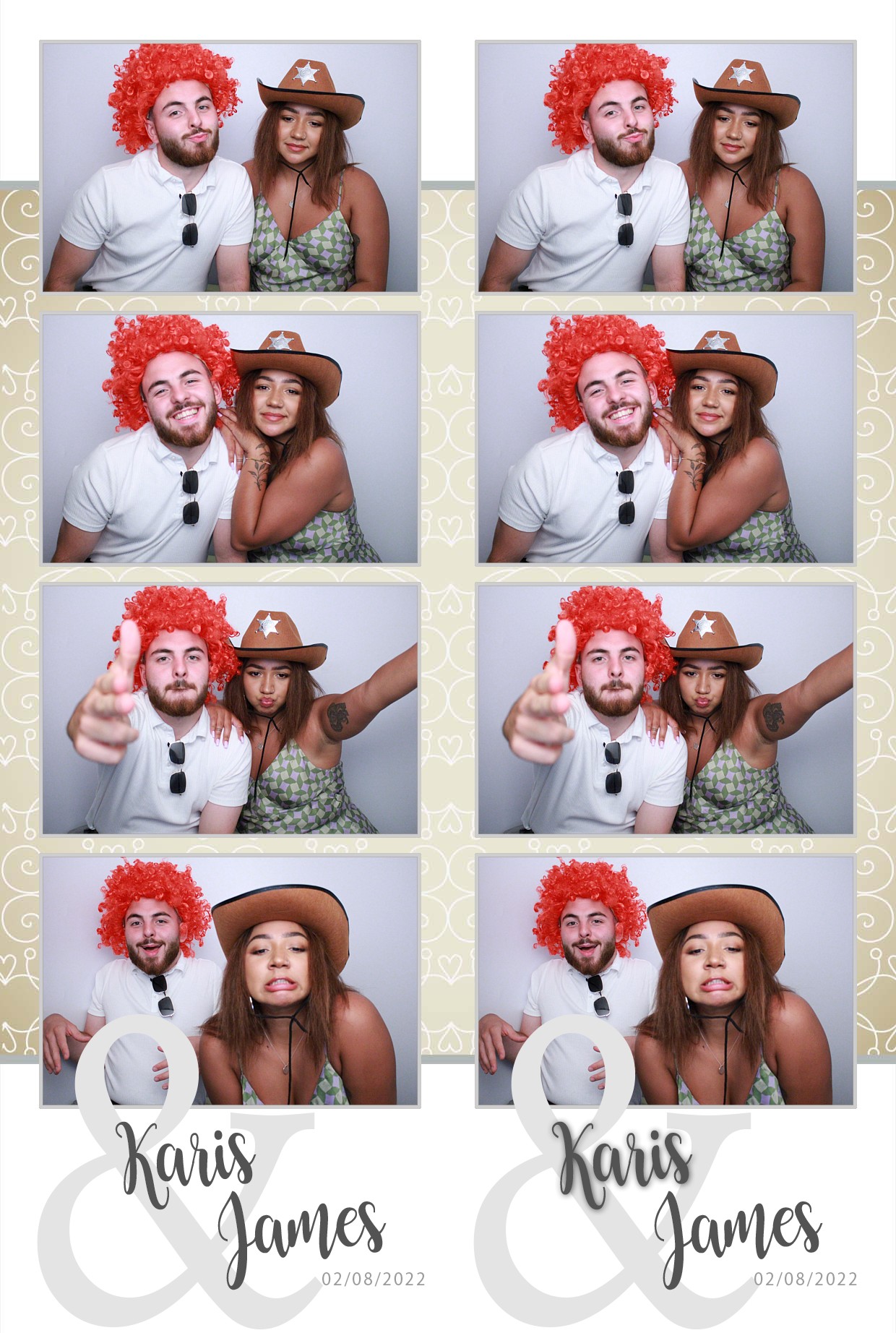 Karis & James's Wedding  | View more photos from the event at gallery.myphotoboothexperience.co.uk/u/MyPhotoBoothExperienceLtd/Karis-Jamess-Wedding