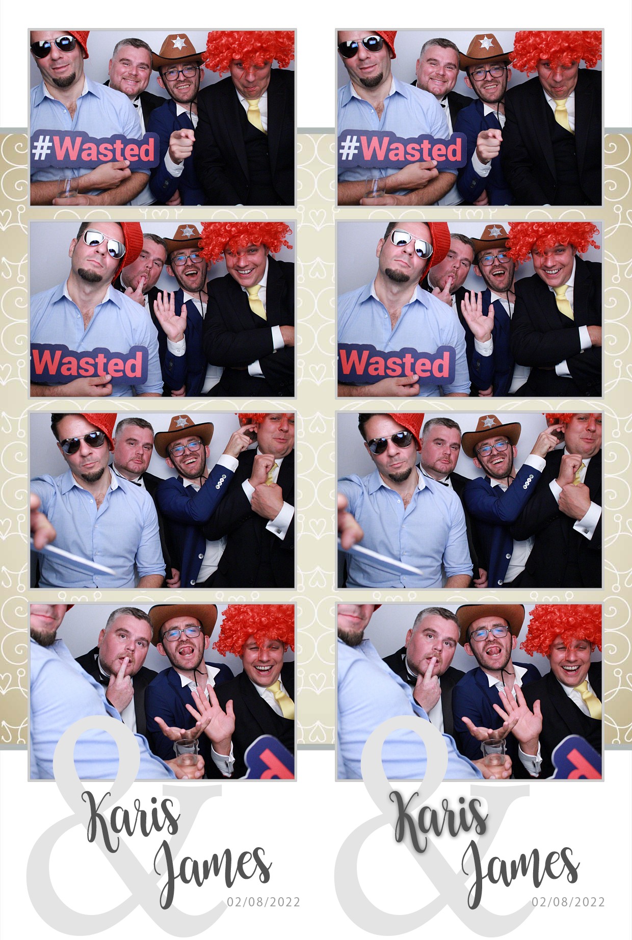 Karis & James's Wedding  | View more photos from the event at gallery.myphotoboothexperience.co.uk/u/MyPhotoBoothExperienceLtd/Karis-Jamess-Wedding