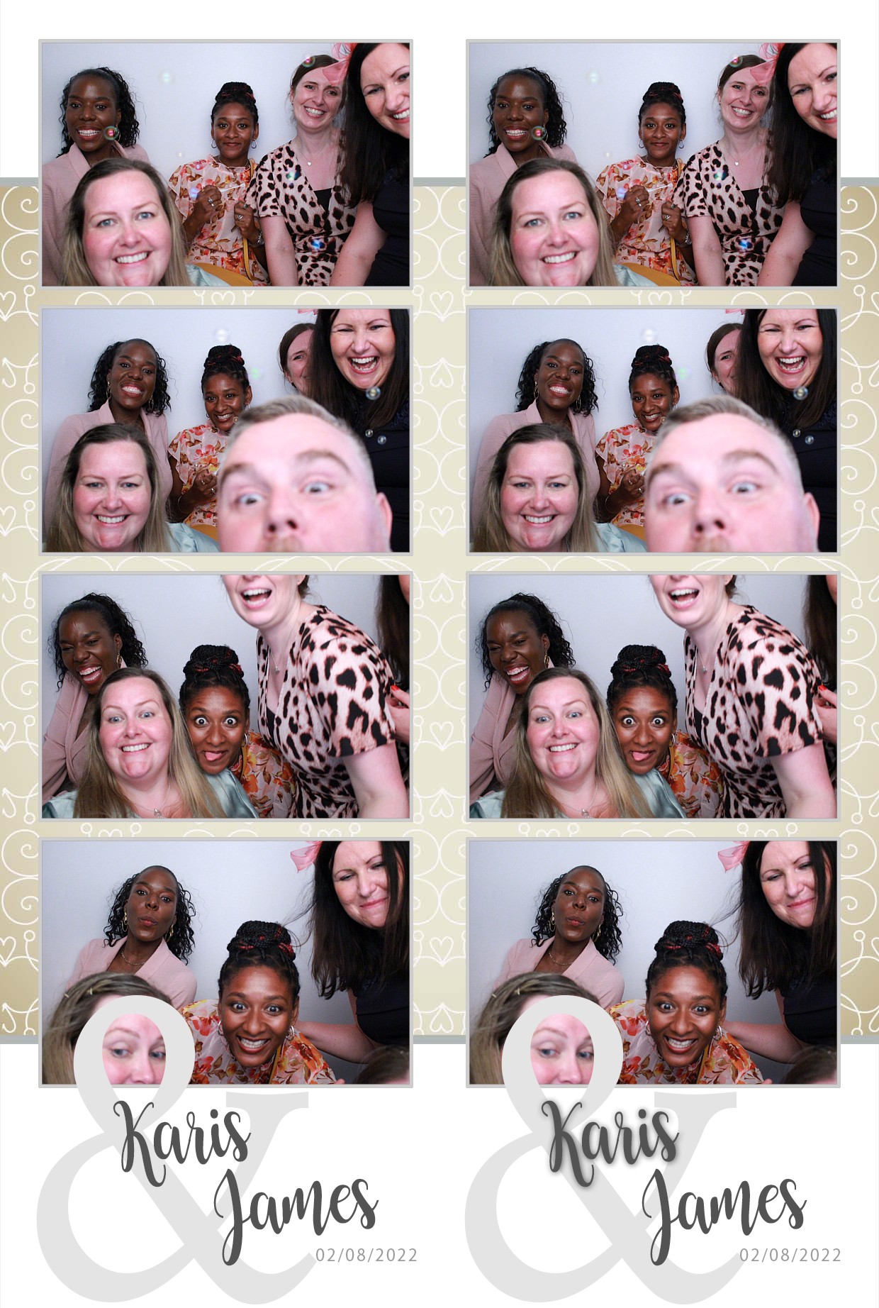 Karis & James's Wedding  | View more photos from the event at gallery.myphotoboothexperience.co.uk/u/MyPhotoBoothExperienceLtd/Karis-Jamess-Wedding