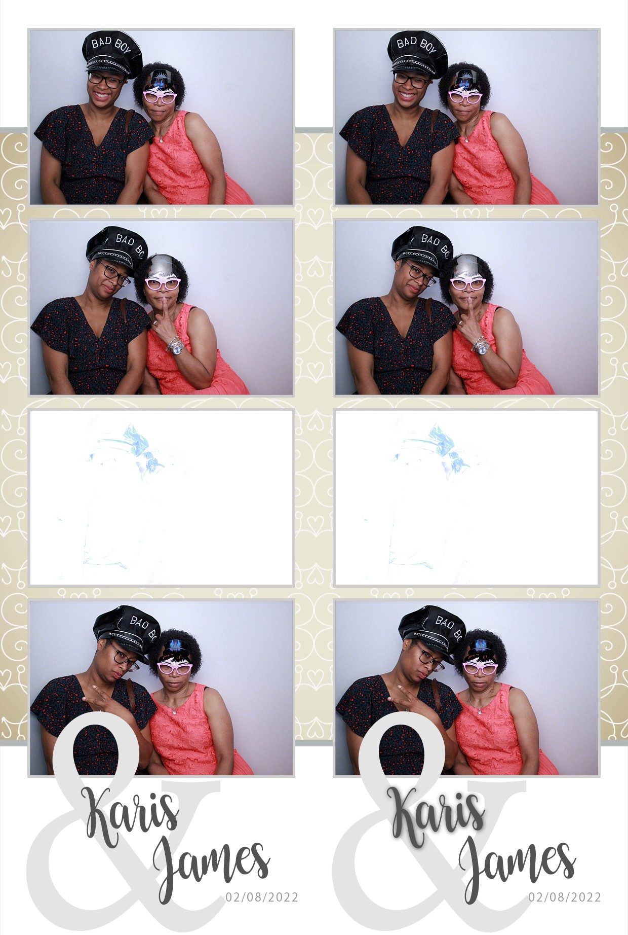 Karis & James's Wedding  | View more photos from the event at gallery.myphotoboothexperience.co.uk/u/MyPhotoBoothExperienceLtd/Karis-Jamess-Wedding