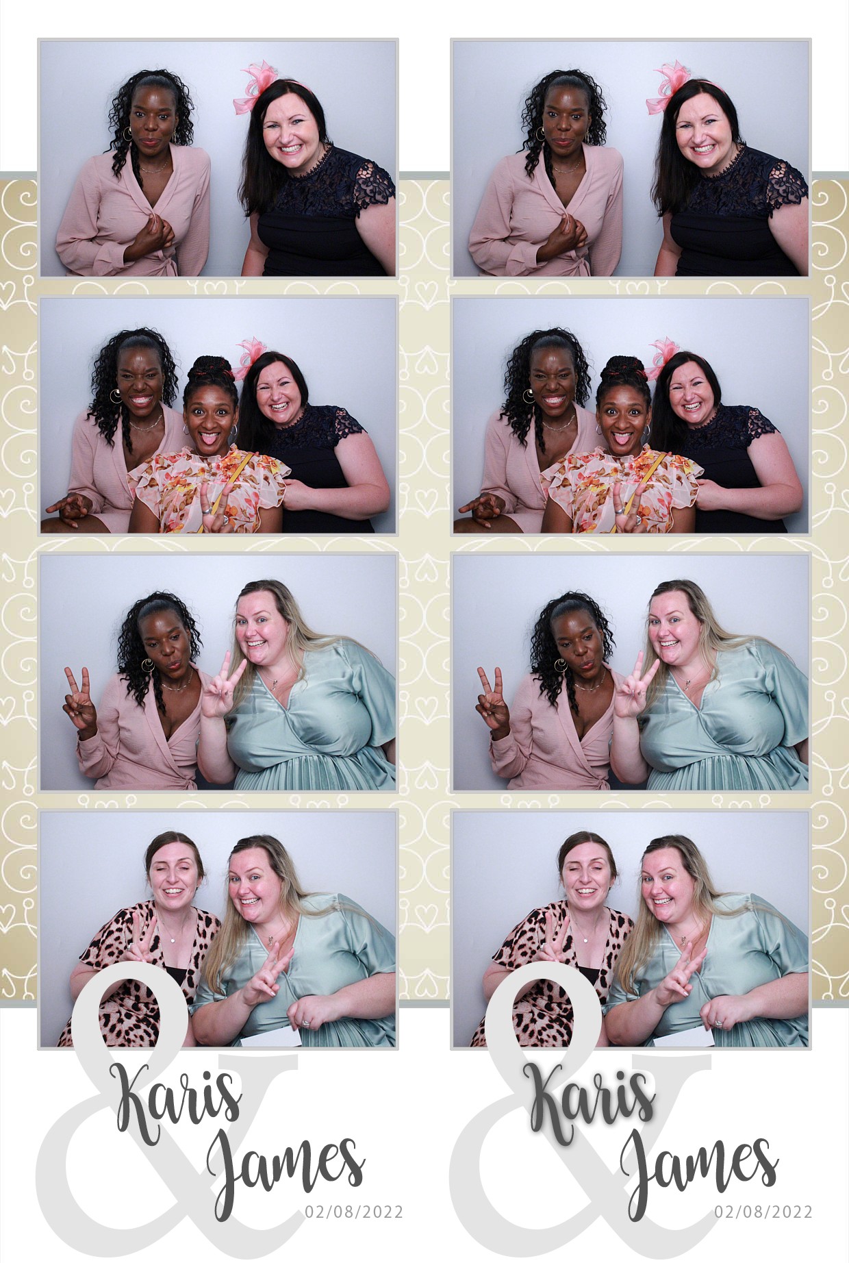 Karis & James's Wedding  | View more photos from the event at gallery.myphotoboothexperience.co.uk/u/MyPhotoBoothExperienceLtd/Karis-Jamess-Wedding