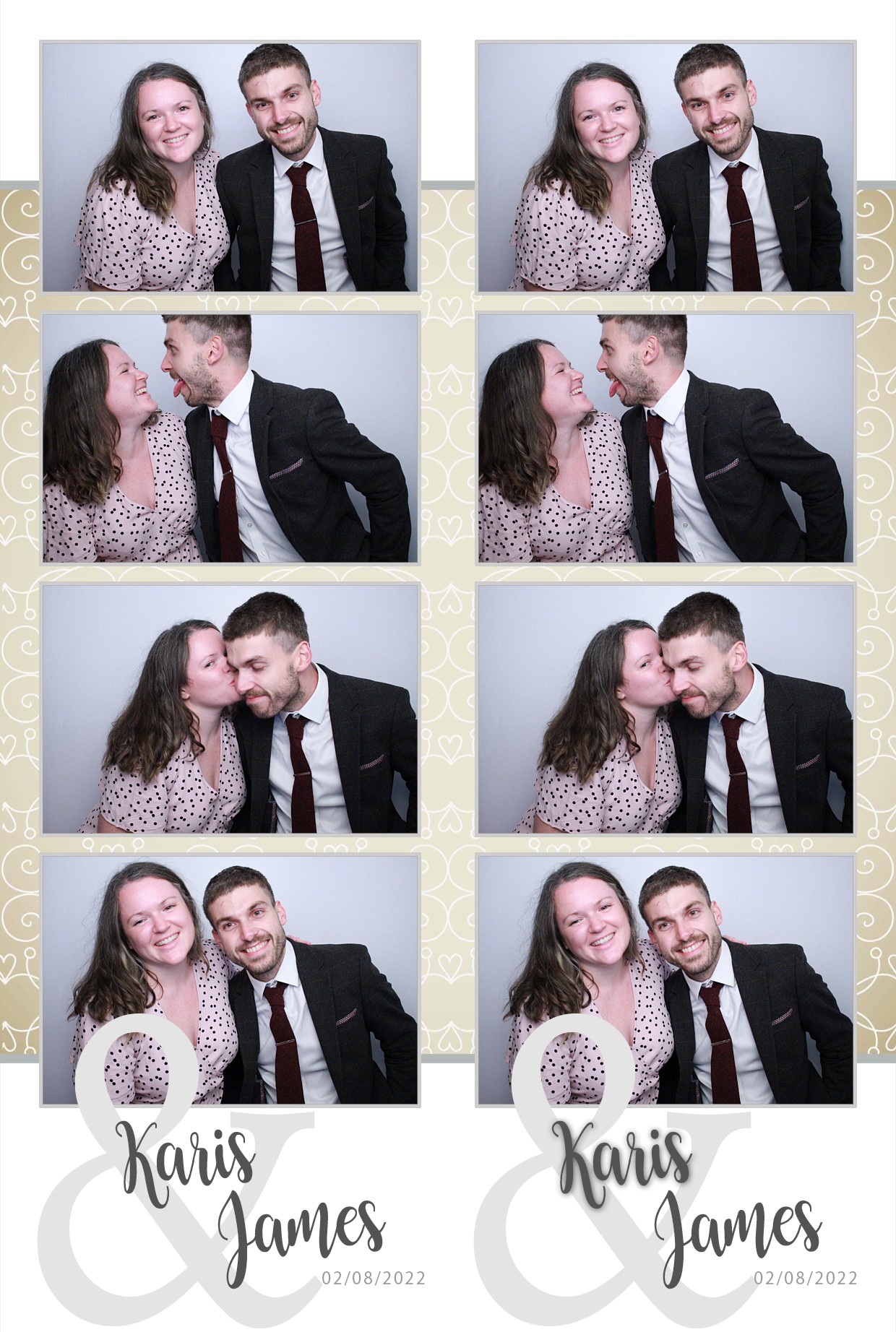 Karis & James's Wedding  | View more photos from the event at gallery.myphotoboothexperience.co.uk/u/MyPhotoBoothExperienceLtd/Karis-Jamess-Wedding