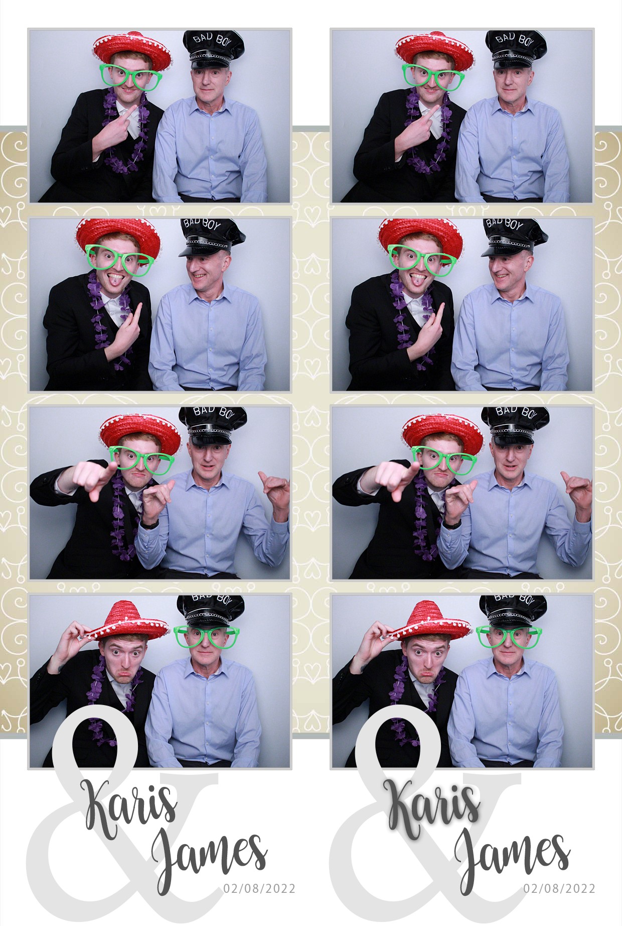 Karis & James's Wedding  | View more photos from the event at gallery.myphotoboothexperience.co.uk/u/MyPhotoBoothExperienceLtd/Karis-Jamess-Wedding