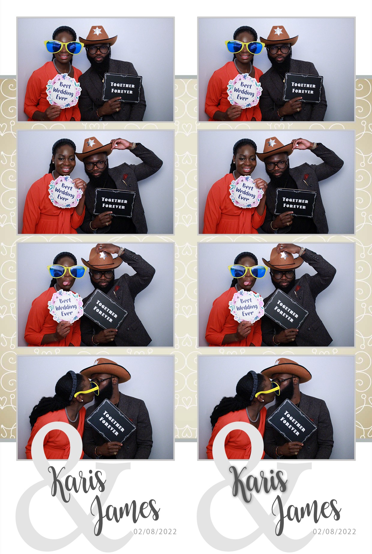 Karis & James's Wedding  | View more photos from the event at gallery.myphotoboothexperience.co.uk/u/MyPhotoBoothExperienceLtd/Karis-Jamess-Wedding