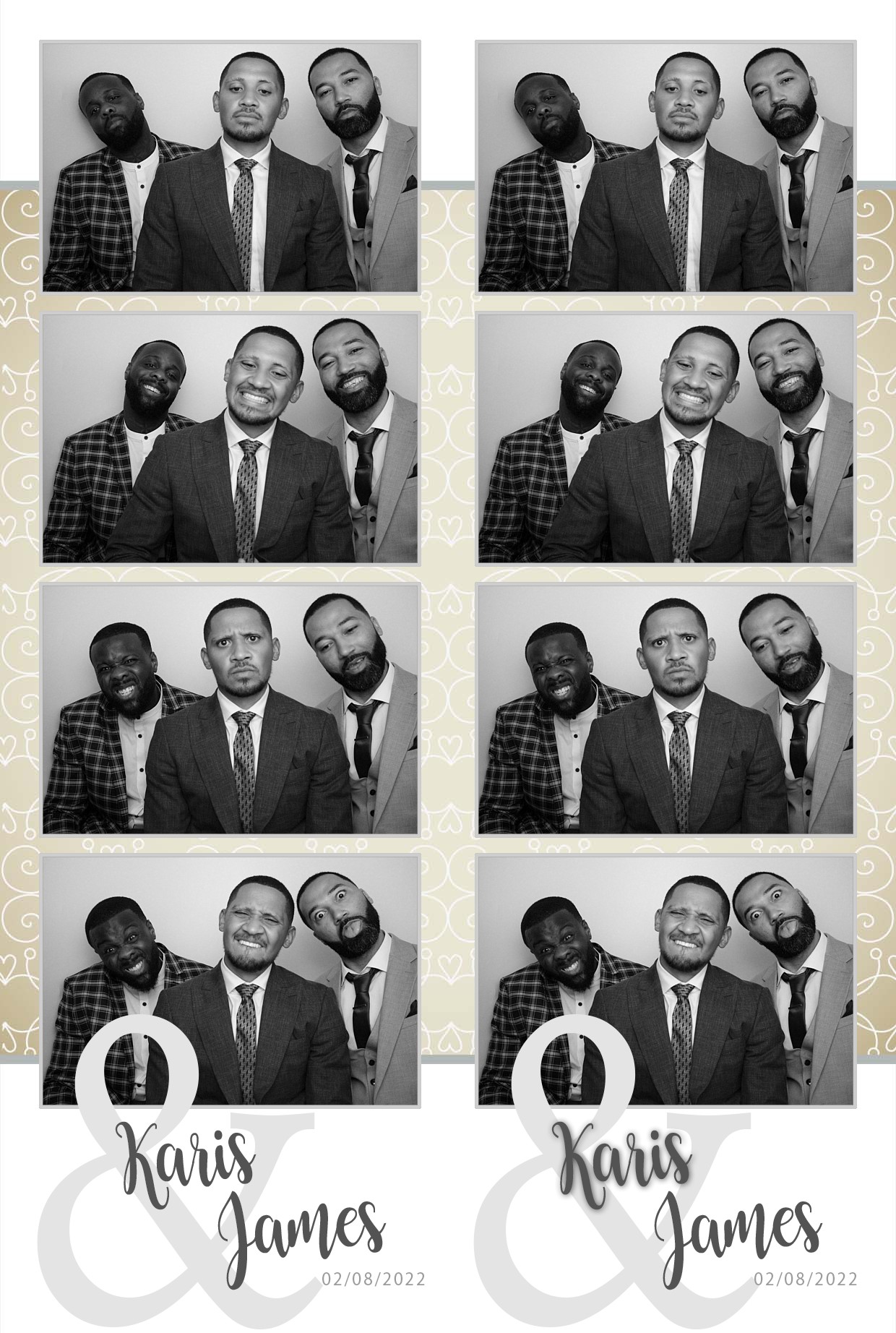 Karis & James's Wedding  | View more photos from the event at gallery.myphotoboothexperience.co.uk/u/MyPhotoBoothExperienceLtd/Karis-Jamess-Wedding