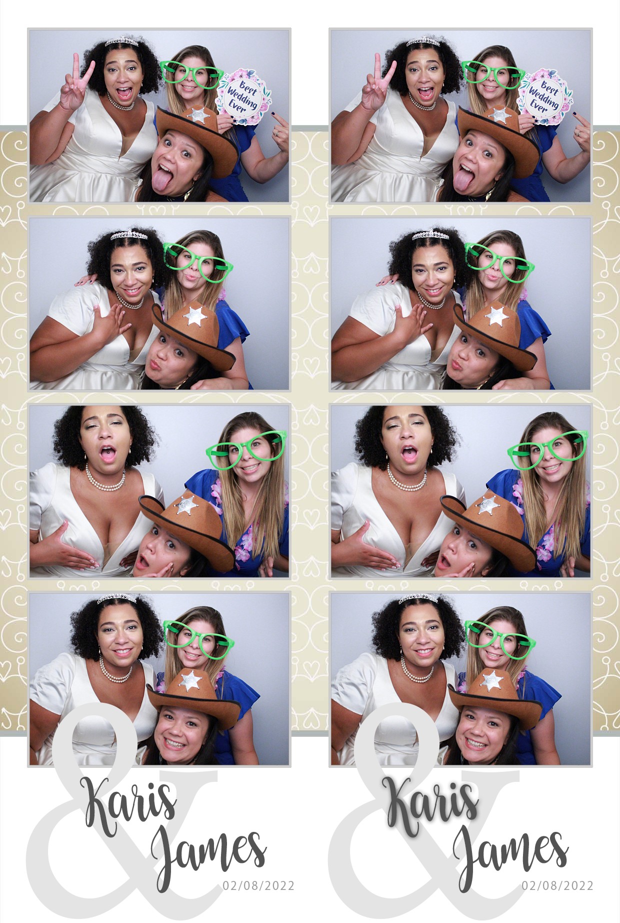 Karis & James's Wedding  | View more photos from the event at gallery.myphotoboothexperience.co.uk/u/MyPhotoBoothExperienceLtd/Karis-Jamess-Wedding