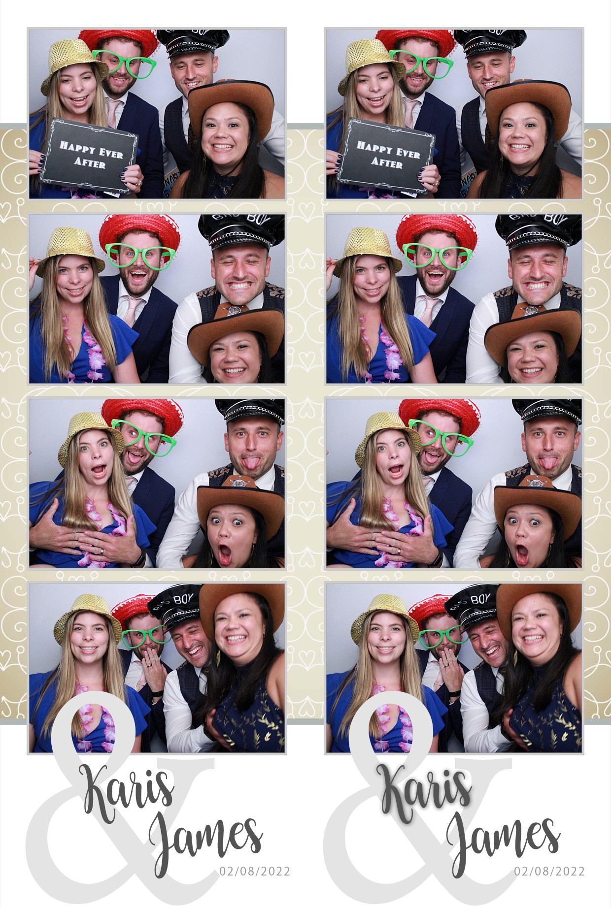 Karis & James's Wedding  | View more photos from the event at gallery.myphotoboothexperience.co.uk/u/MyPhotoBoothExperienceLtd/Karis-Jamess-Wedding