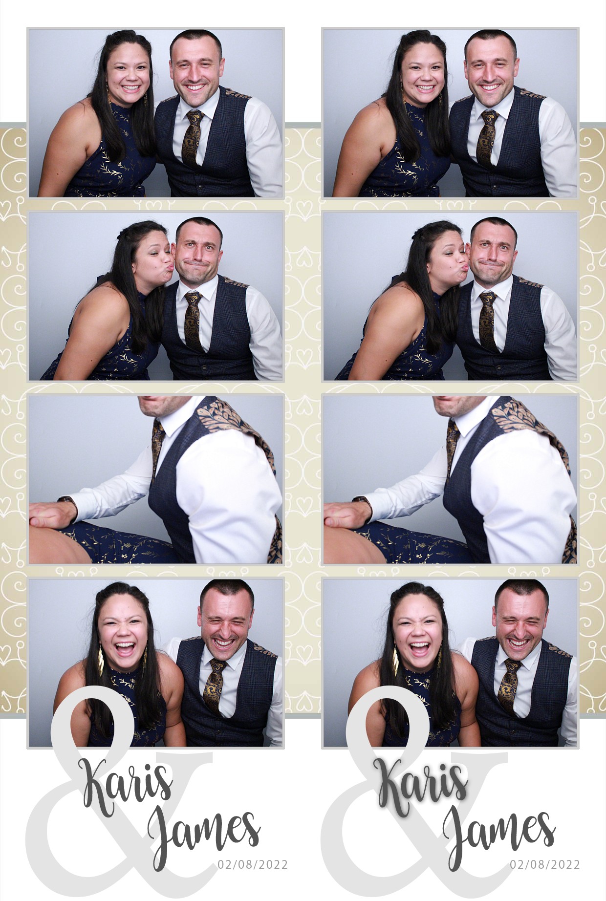 Karis & James's Wedding  | View more photos from the event at gallery.myphotoboothexperience.co.uk/u/MyPhotoBoothExperienceLtd/Karis-Jamess-Wedding