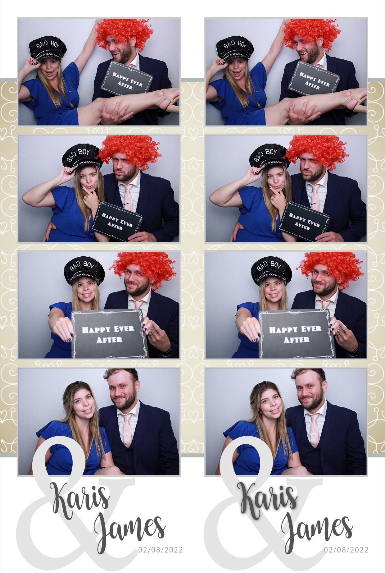 Karis & James's Wedding  | View more photos from the event at gallery.myphotoboothexperience.co.uk/u/MyPhotoBoothExperienceLtd/Karis-Jamess-Wedding