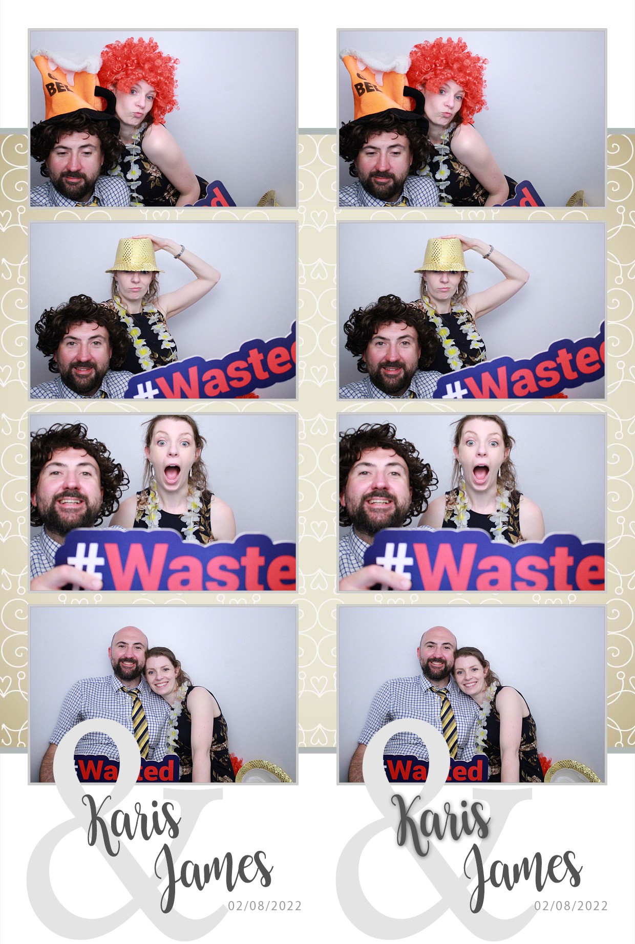 Karis & James's Wedding  | View more photos from the event at gallery.myphotoboothexperience.co.uk/u/MyPhotoBoothExperienceLtd/Karis-Jamess-Wedding