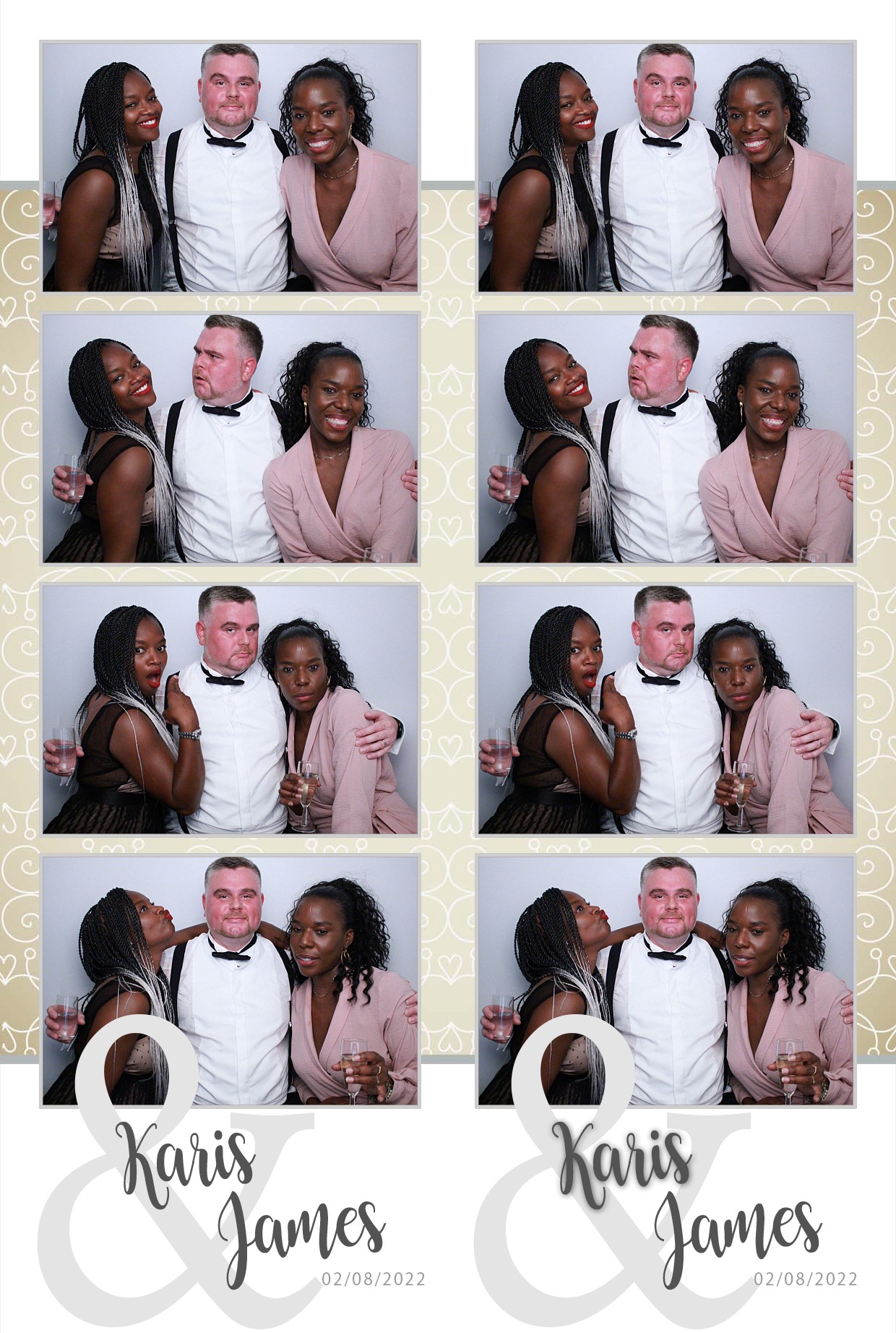 Karis & James's Wedding  | View more photos from the event at gallery.myphotoboothexperience.co.uk/u/MyPhotoBoothExperienceLtd/Karis-Jamess-Wedding