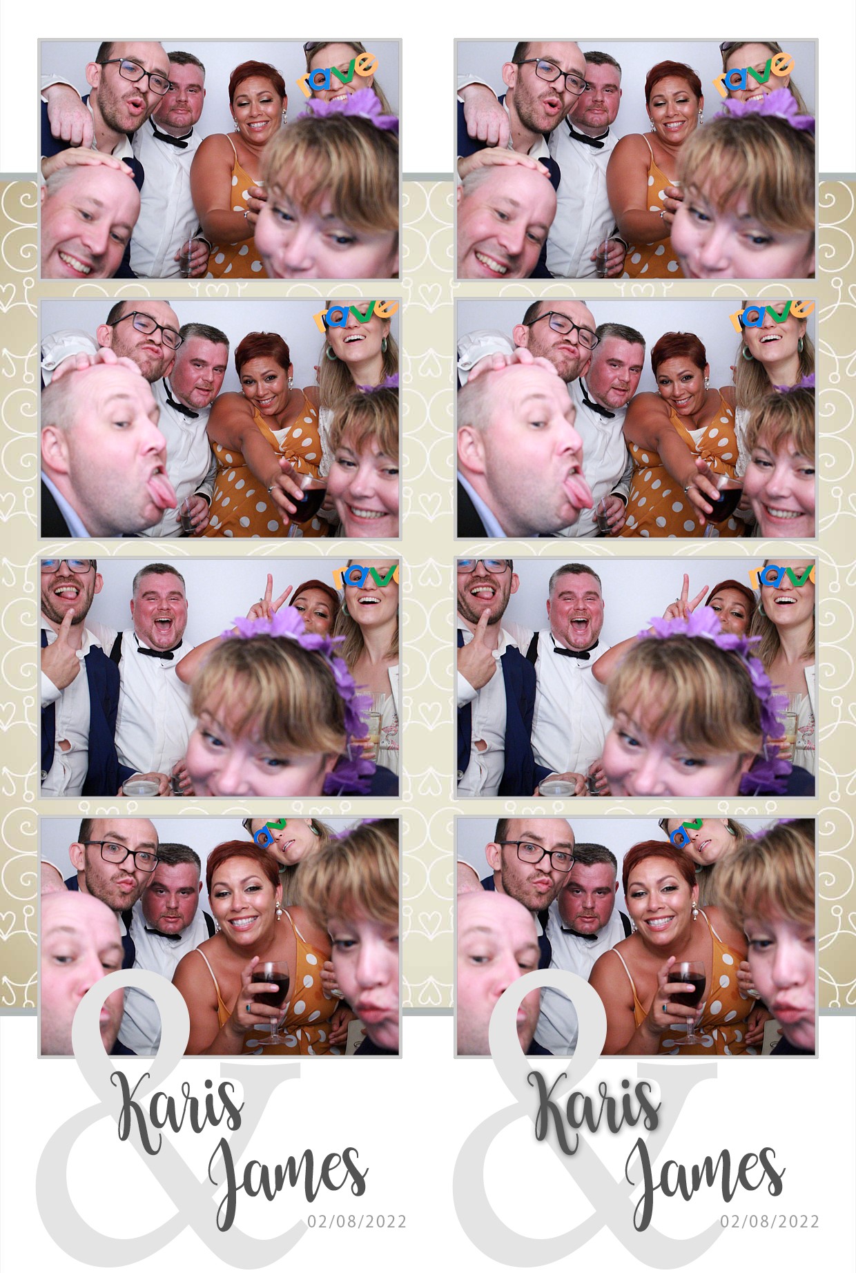 Karis & James's Wedding  | View more photos from the event at gallery.myphotoboothexperience.co.uk/u/MyPhotoBoothExperienceLtd/Karis-Jamess-Wedding