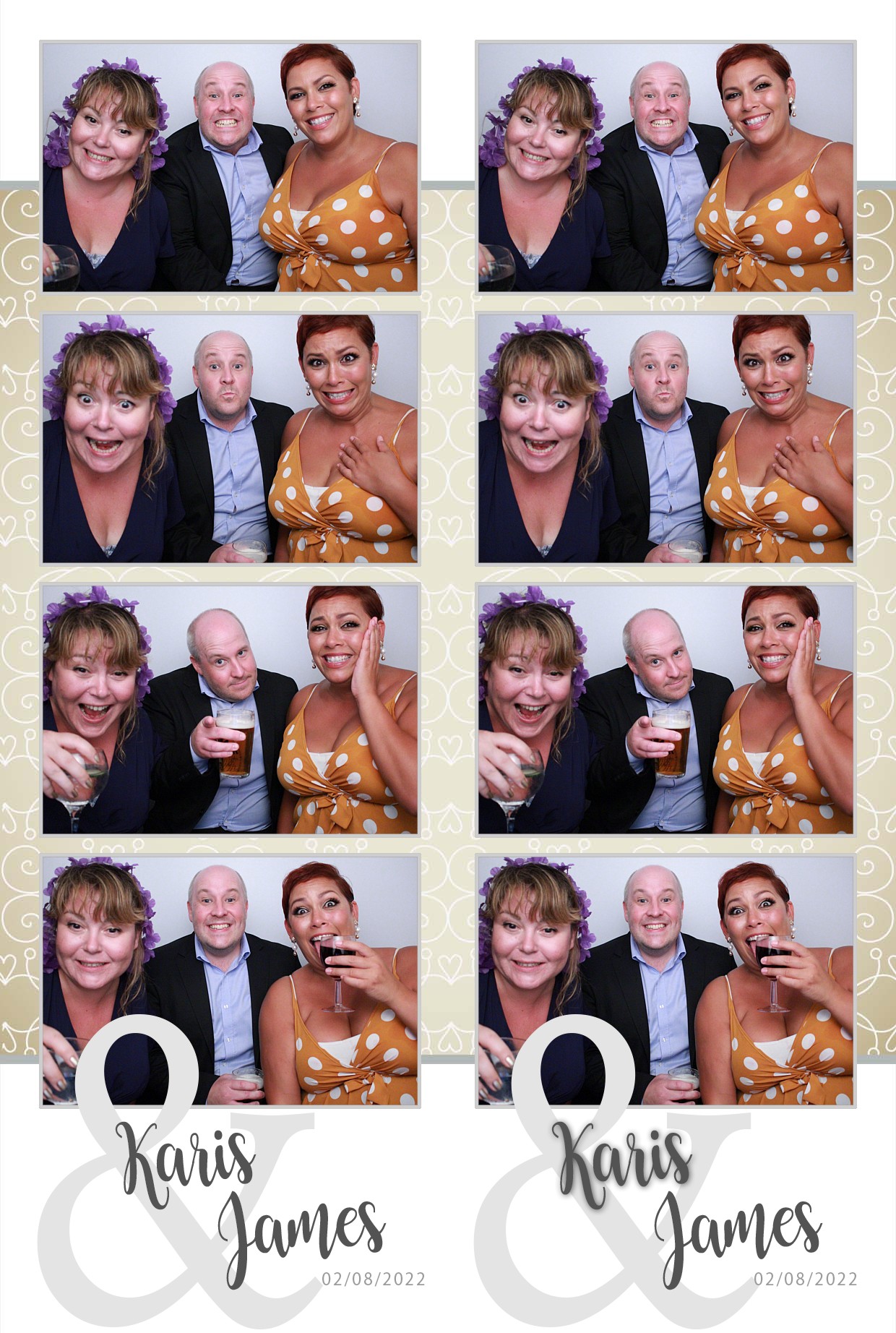 Karis & James's Wedding  | View more photos from the event at gallery.myphotoboothexperience.co.uk/u/MyPhotoBoothExperienceLtd/Karis-Jamess-Wedding