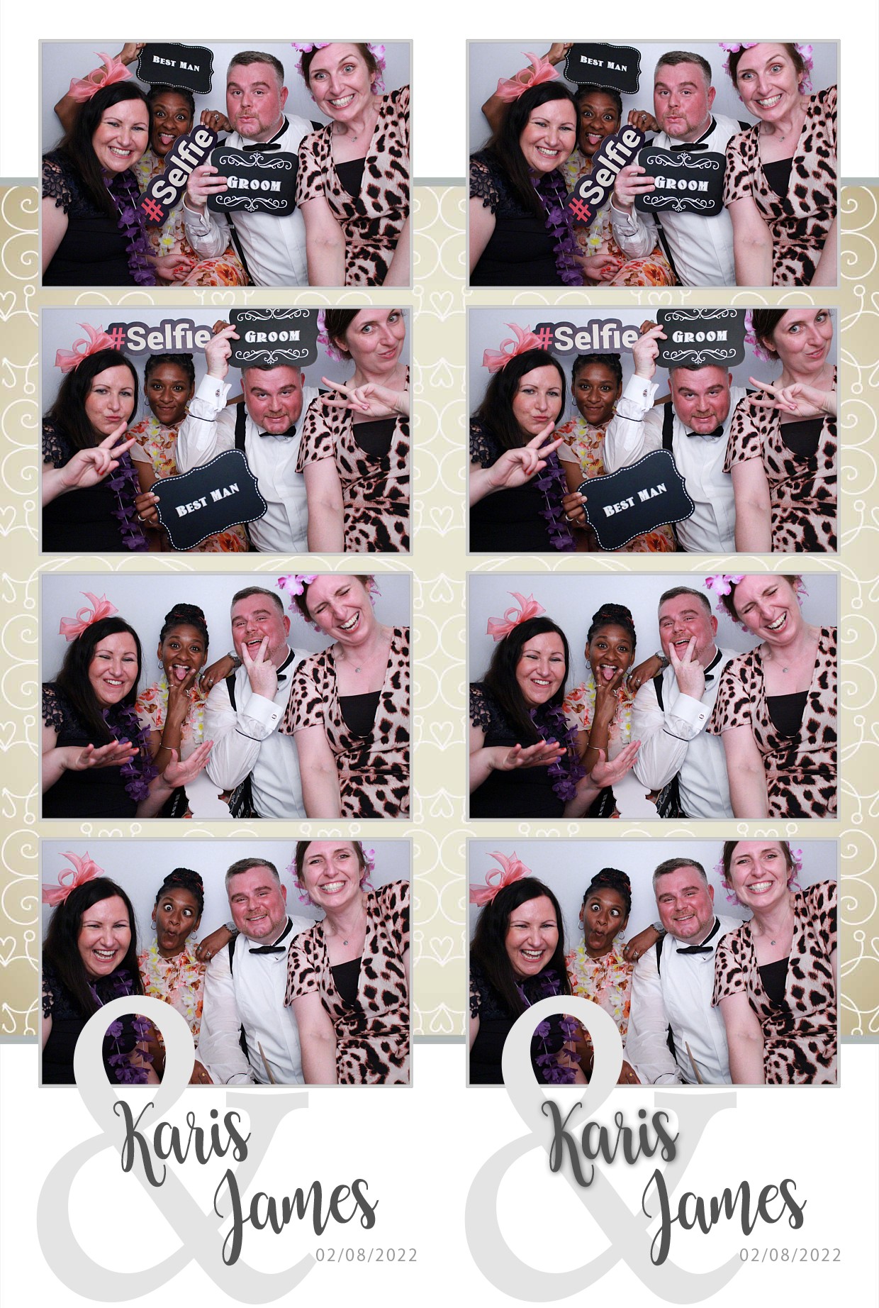 Karis & James's Wedding  | View more photos from the event at gallery.myphotoboothexperience.co.uk/u/MyPhotoBoothExperienceLtd/Karis-Jamess-Wedding