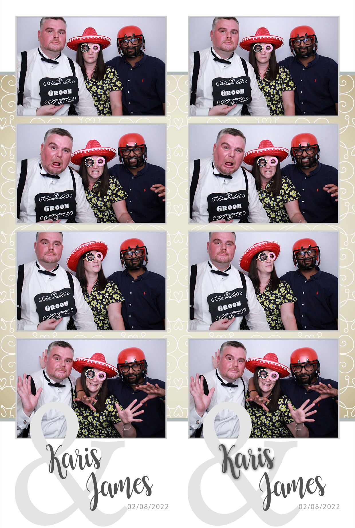 Karis & James's Wedding  | View more photos from the event at gallery.myphotoboothexperience.co.uk/u/MyPhotoBoothExperienceLtd/Karis-Jamess-Wedding