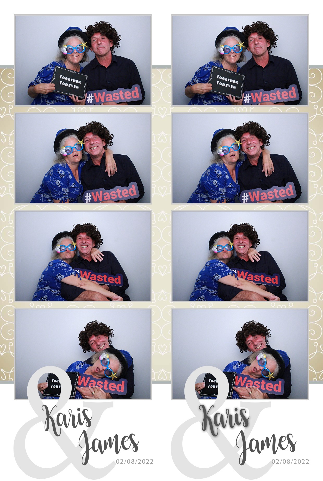 Karis & James's Wedding  | View more photos from the event at gallery.myphotoboothexperience.co.uk/u/MyPhotoBoothExperienceLtd/Karis-Jamess-Wedding