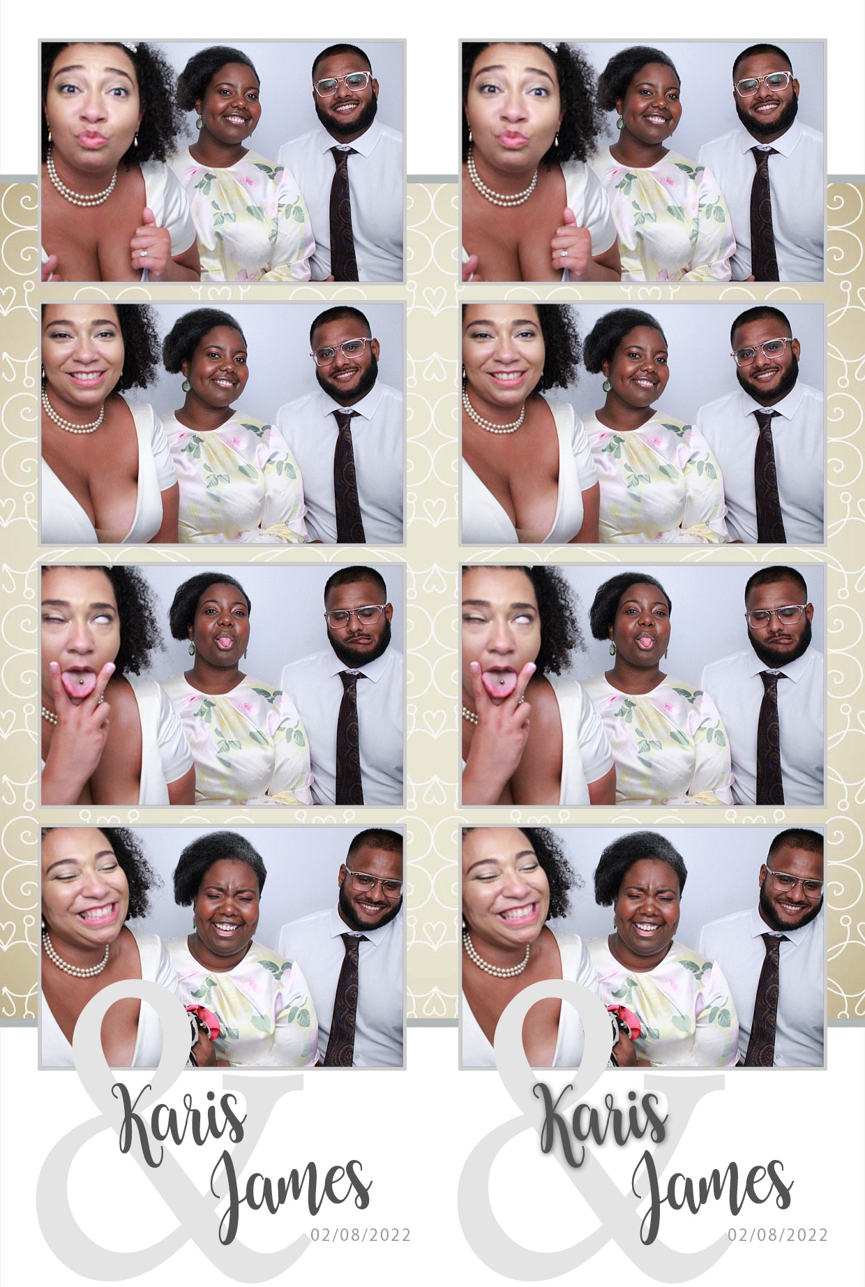Karis & James's Wedding  | View more photos from the event at gallery.myphotoboothexperience.co.uk/u/MyPhotoBoothExperienceLtd/Karis-Jamess-Wedding