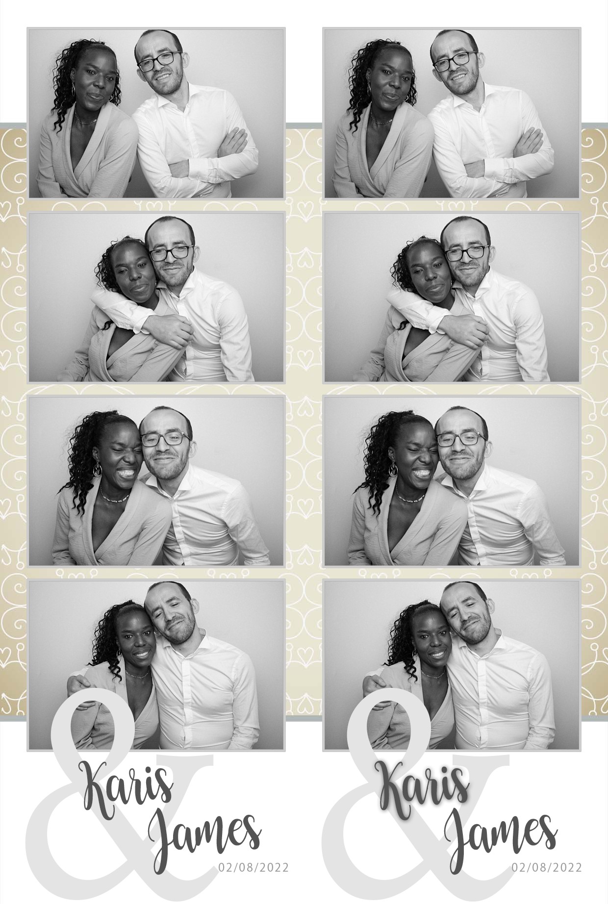 Karis & James's Wedding  | View more photos from the event at gallery.myphotoboothexperience.co.uk/u/MyPhotoBoothExperienceLtd/Karis-Jamess-Wedding