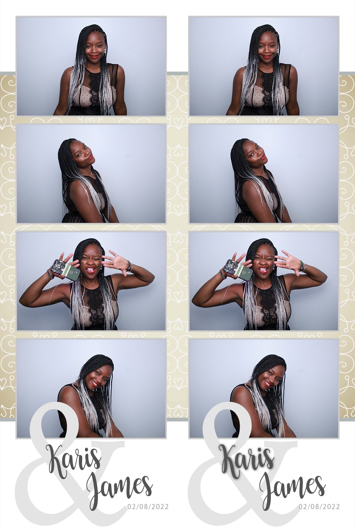 Karis & James's Wedding  | View more photos from the event at gallery.myphotoboothexperience.co.uk/u/MyPhotoBoothExperienceLtd/Karis-Jamess-Wedding