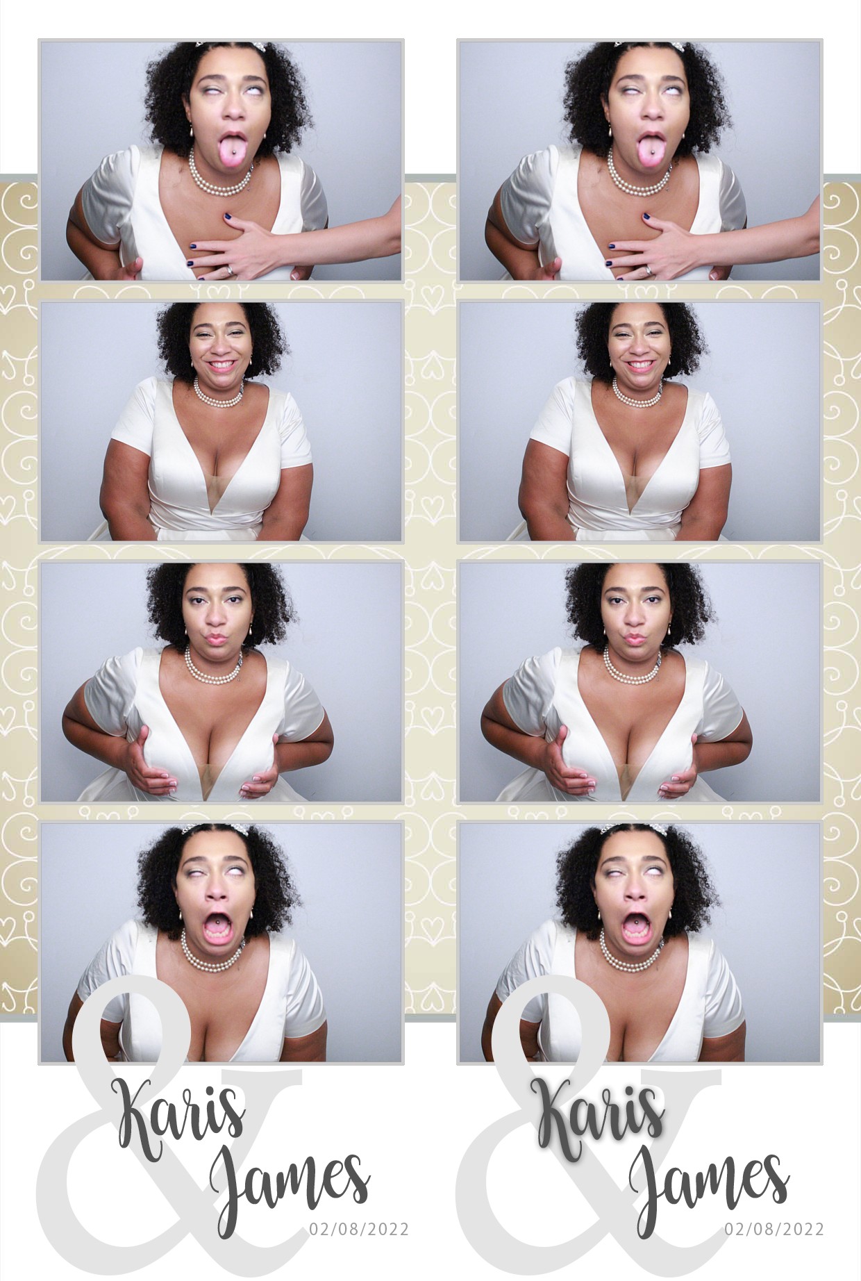 Karis & James's Wedding  | View more photos from the event at gallery.myphotoboothexperience.co.uk/u/MyPhotoBoothExperienceLtd/Karis-Jamess-Wedding