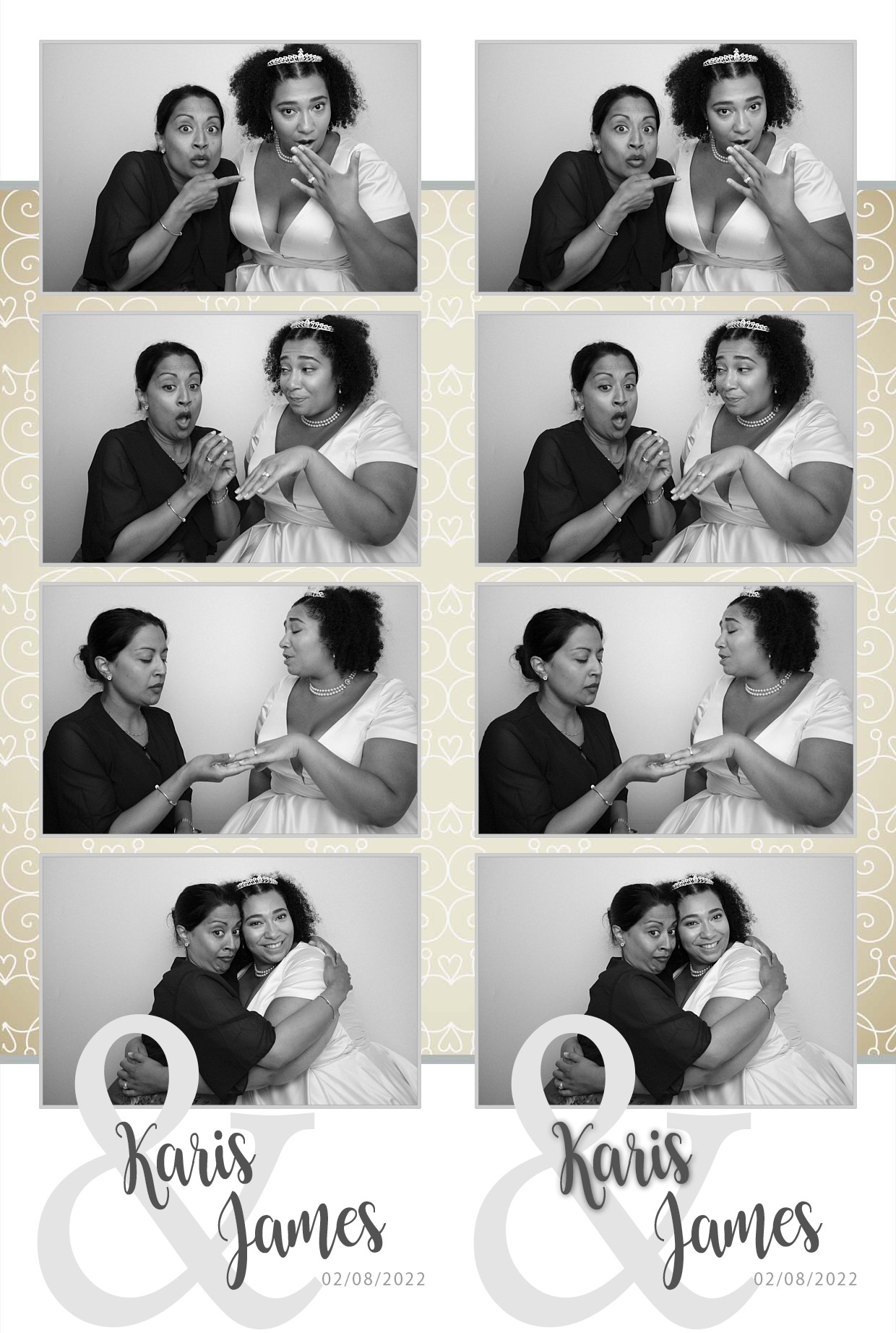 Karis & James's Wedding  | View more photos from the event at gallery.myphotoboothexperience.co.uk/u/MyPhotoBoothExperienceLtd/Karis-Jamess-Wedding