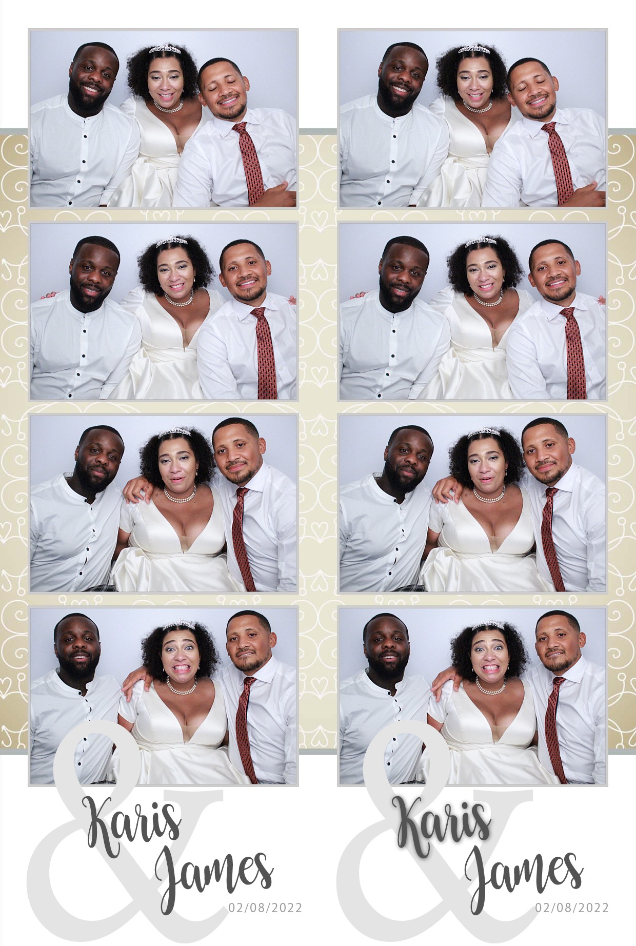 Karis & James's Wedding  | View more photos from the event at gallery.myphotoboothexperience.co.uk/u/MyPhotoBoothExperienceLtd/Karis-Jamess-Wedding