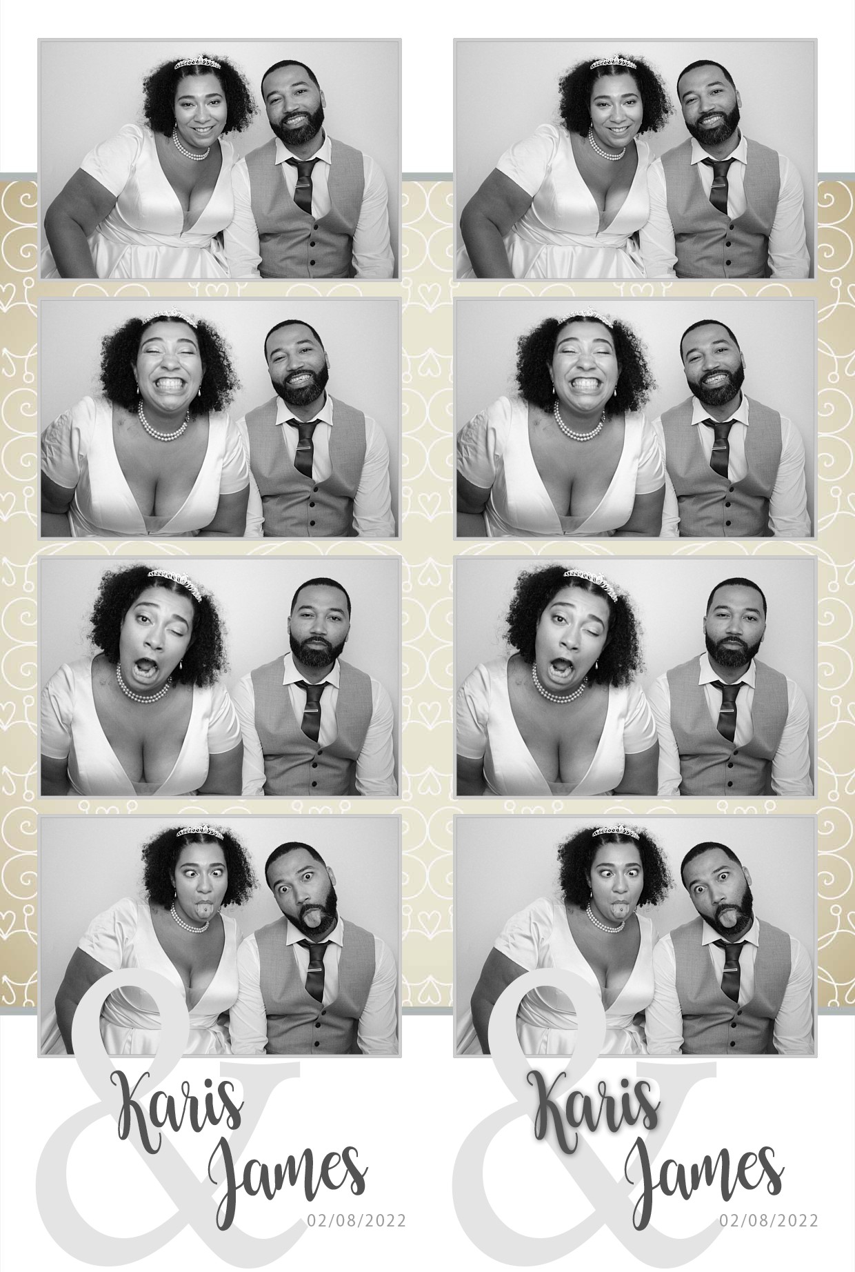 Karis & James's Wedding  | View more photos from the event at gallery.myphotoboothexperience.co.uk/u/MyPhotoBoothExperienceLtd/Karis-Jamess-Wedding