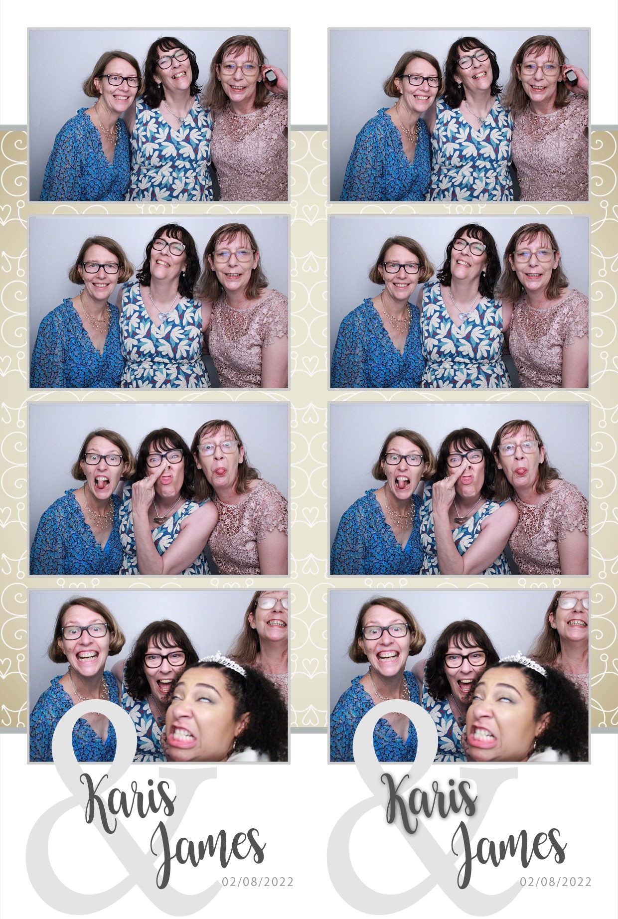 Karis & James's Wedding  | View more photos from the event at gallery.myphotoboothexperience.co.uk/u/MyPhotoBoothExperienceLtd/Karis-Jamess-Wedding