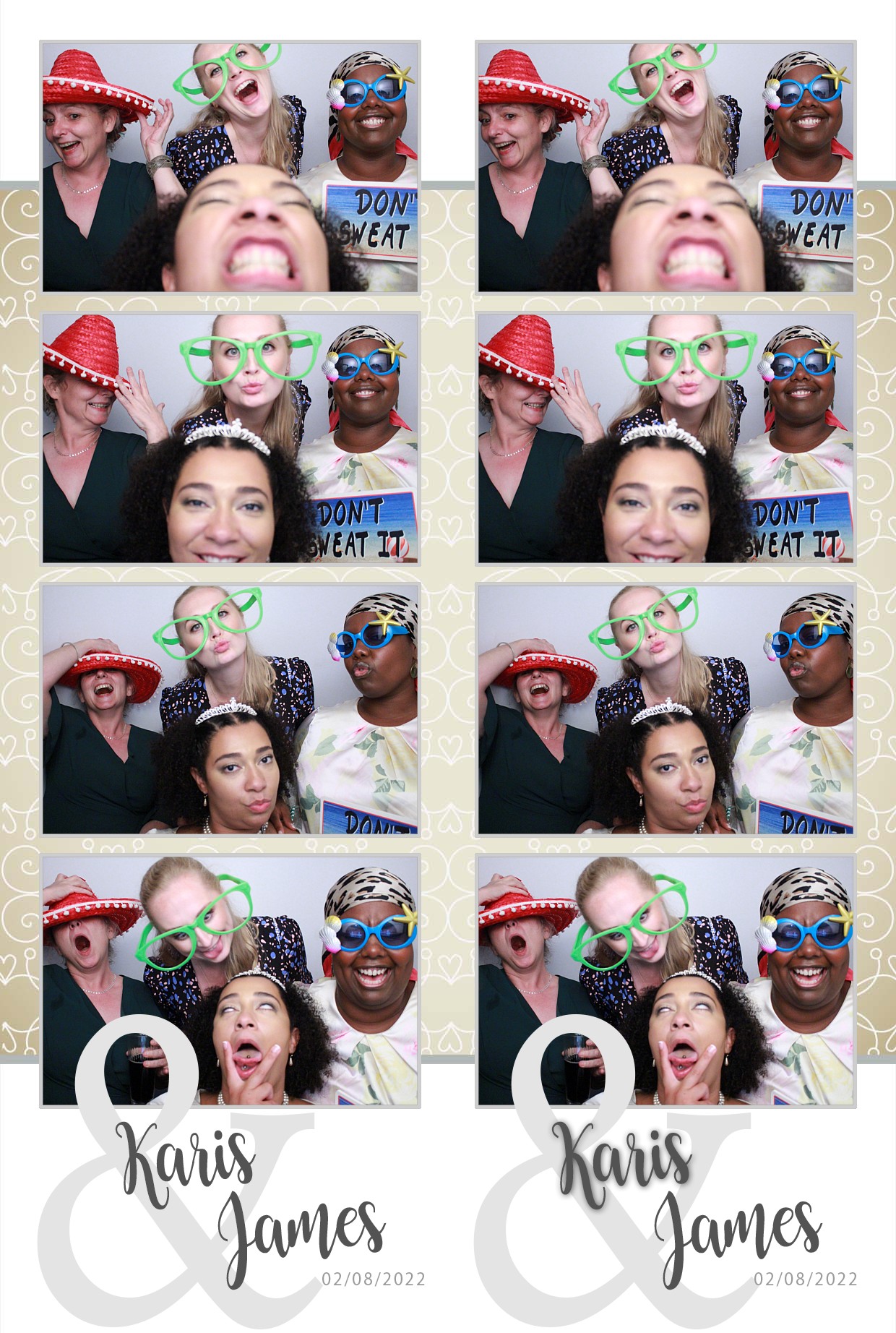 Karis & James's Wedding  | View more photos from the event at gallery.myphotoboothexperience.co.uk/u/MyPhotoBoothExperienceLtd/Karis-Jamess-Wedding