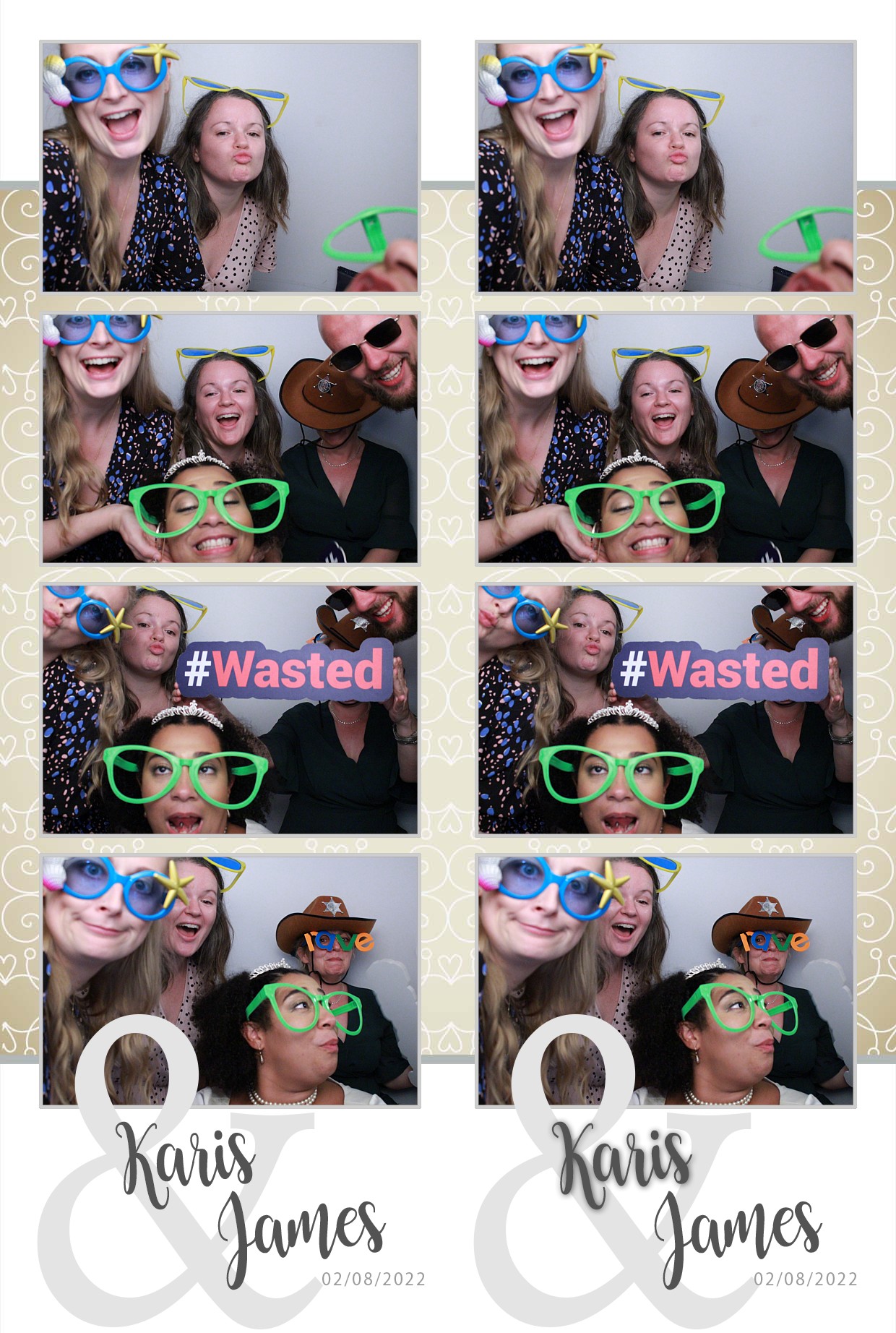 Karis & James's Wedding  | View more photos from the event at gallery.myphotoboothexperience.co.uk/u/MyPhotoBoothExperienceLtd/Karis-Jamess-Wedding