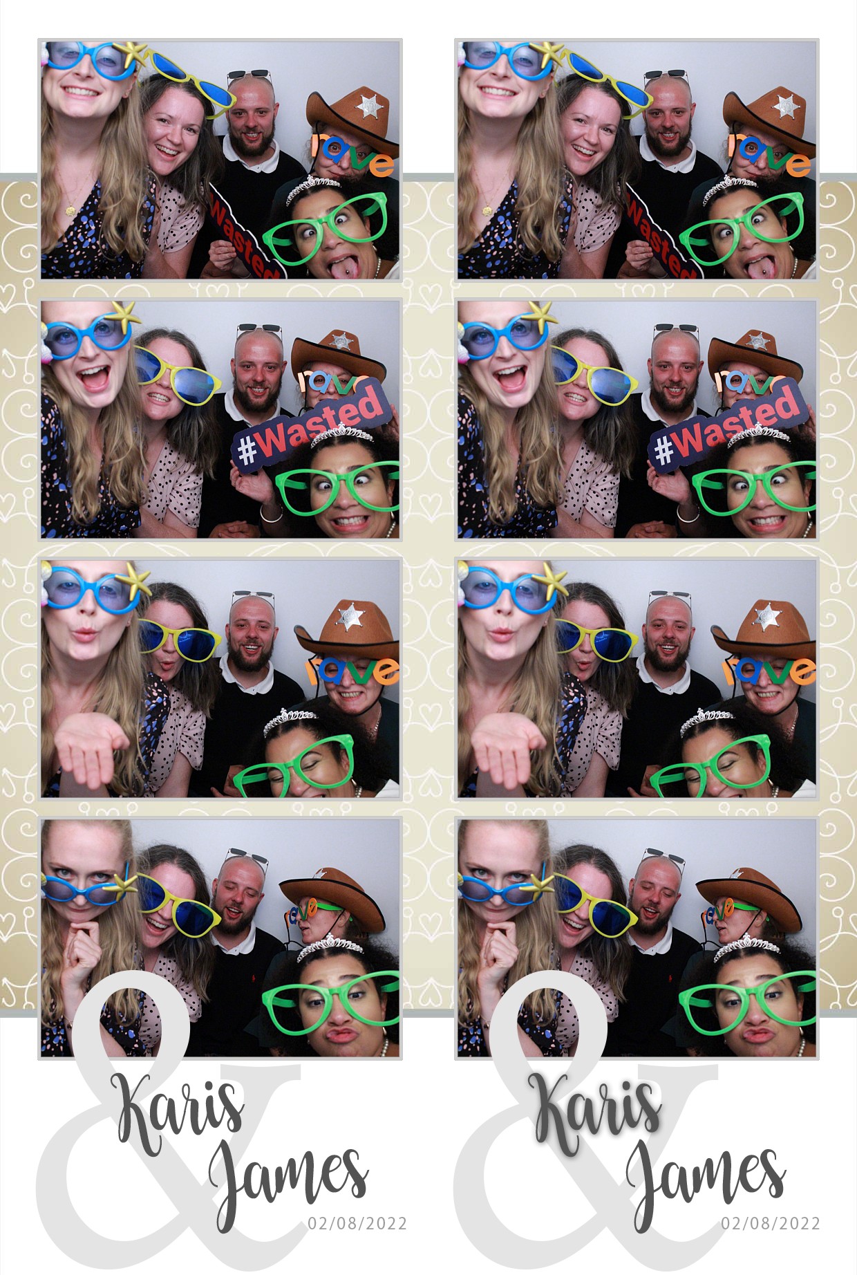 Karis & James's Wedding  | View more photos from the event at gallery.myphotoboothexperience.co.uk/u/MyPhotoBoothExperienceLtd/Karis-Jamess-Wedding