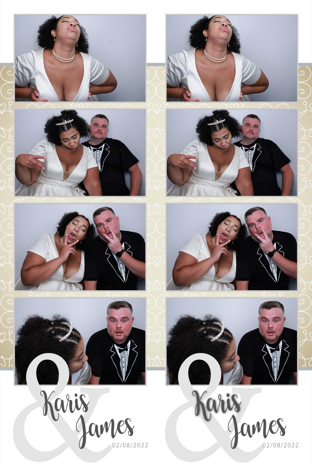 Karis & James's Wedding  | View more photos from the event at gallery.myphotoboothexperience.co.uk/u/MyPhotoBoothExperienceLtd/Karis-Jamess-Wedding
