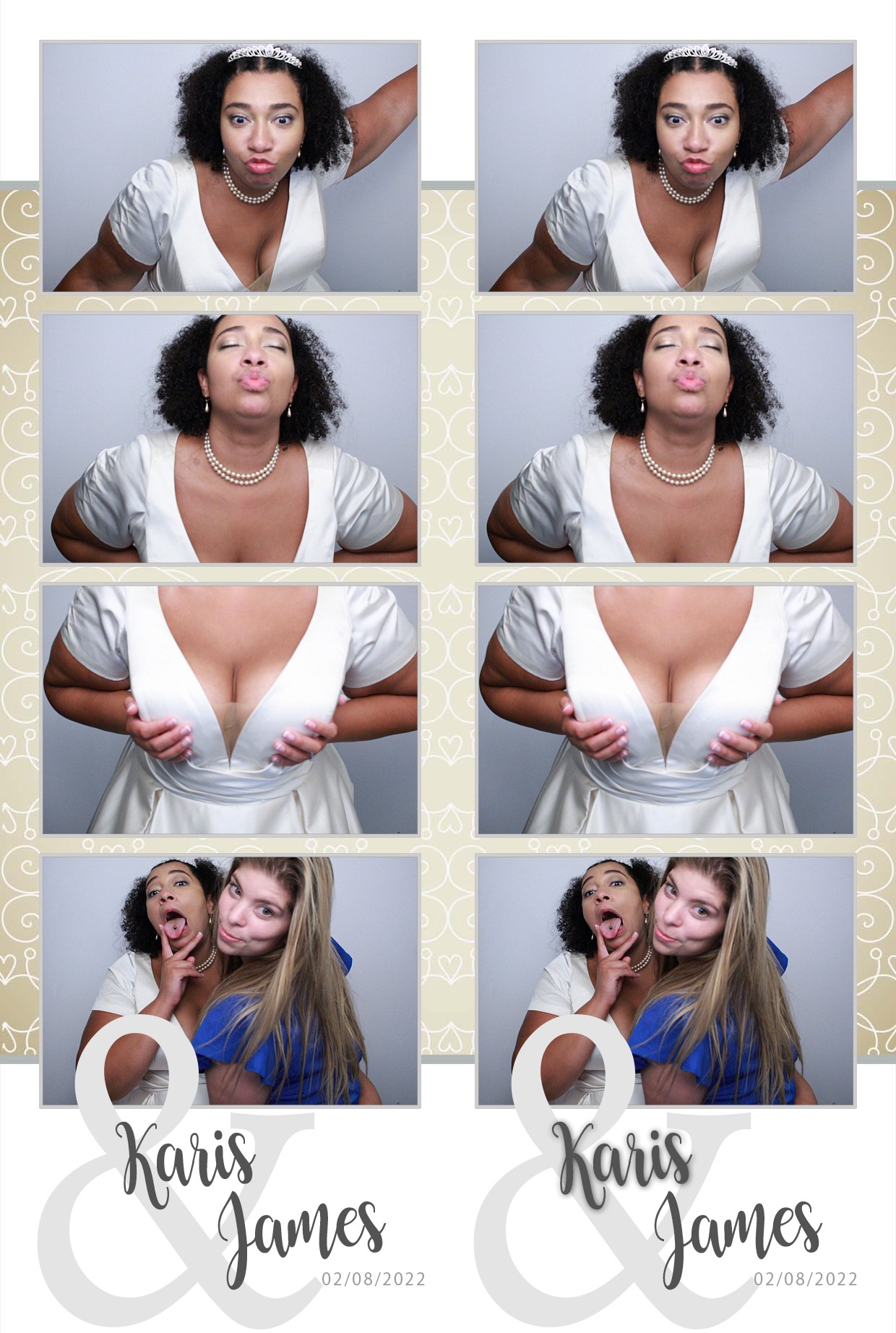 Karis & James's Wedding  | View more photos from the event at gallery.myphotoboothexperience.co.uk/u/MyPhotoBoothExperienceLtd/Karis-Jamess-Wedding