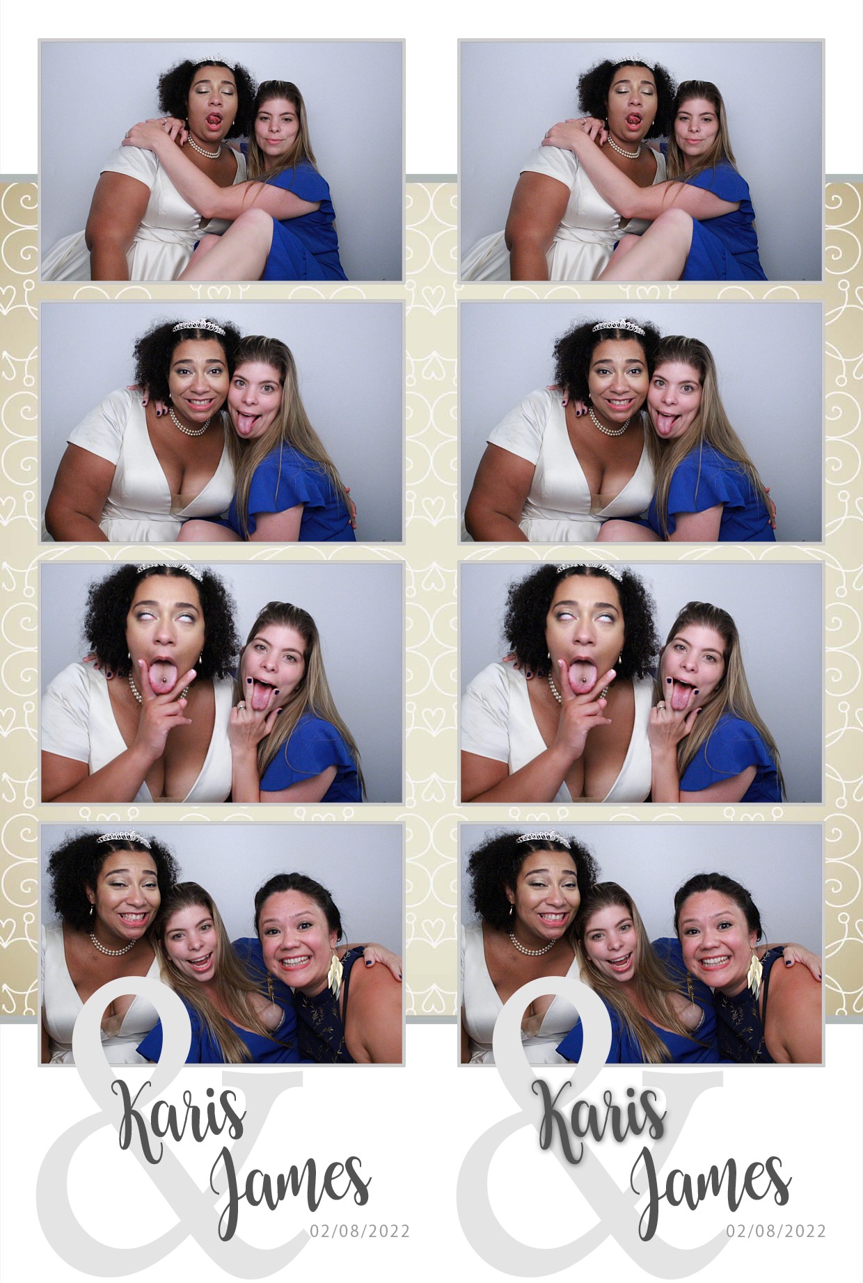 Karis & James's Wedding  | View more photos from the event at gallery.myphotoboothexperience.co.uk/u/MyPhotoBoothExperienceLtd/Karis-Jamess-Wedding