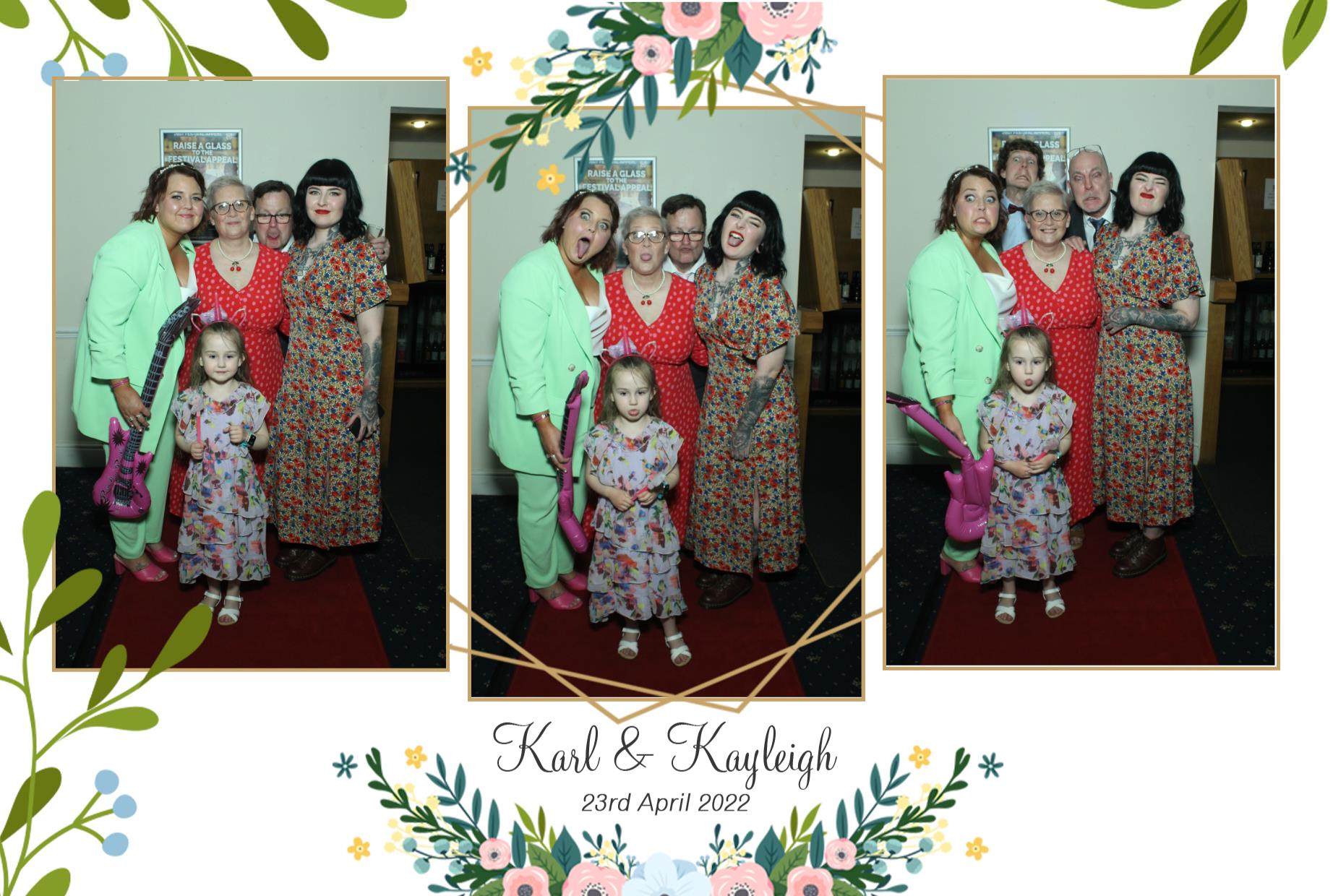 Karl & Kayleigh's Wedding  | View more photos from the event at gallery.myphotoboothexperience.co.uk/u/MyPhotoBoothExperienceLtd/Karl-Kayleighs-Wedding