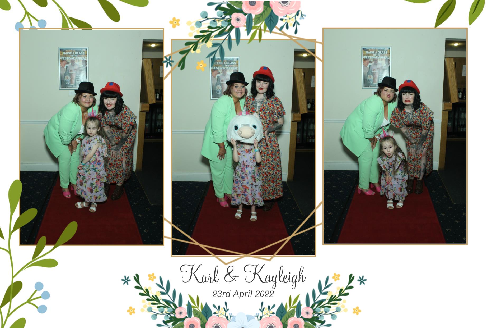 Karl & Kayleigh's Wedding  | View more photos from the event at gallery.myphotoboothexperience.co.uk/u/MyPhotoBoothExperienceLtd/Karl-Kayleighs-Wedding
