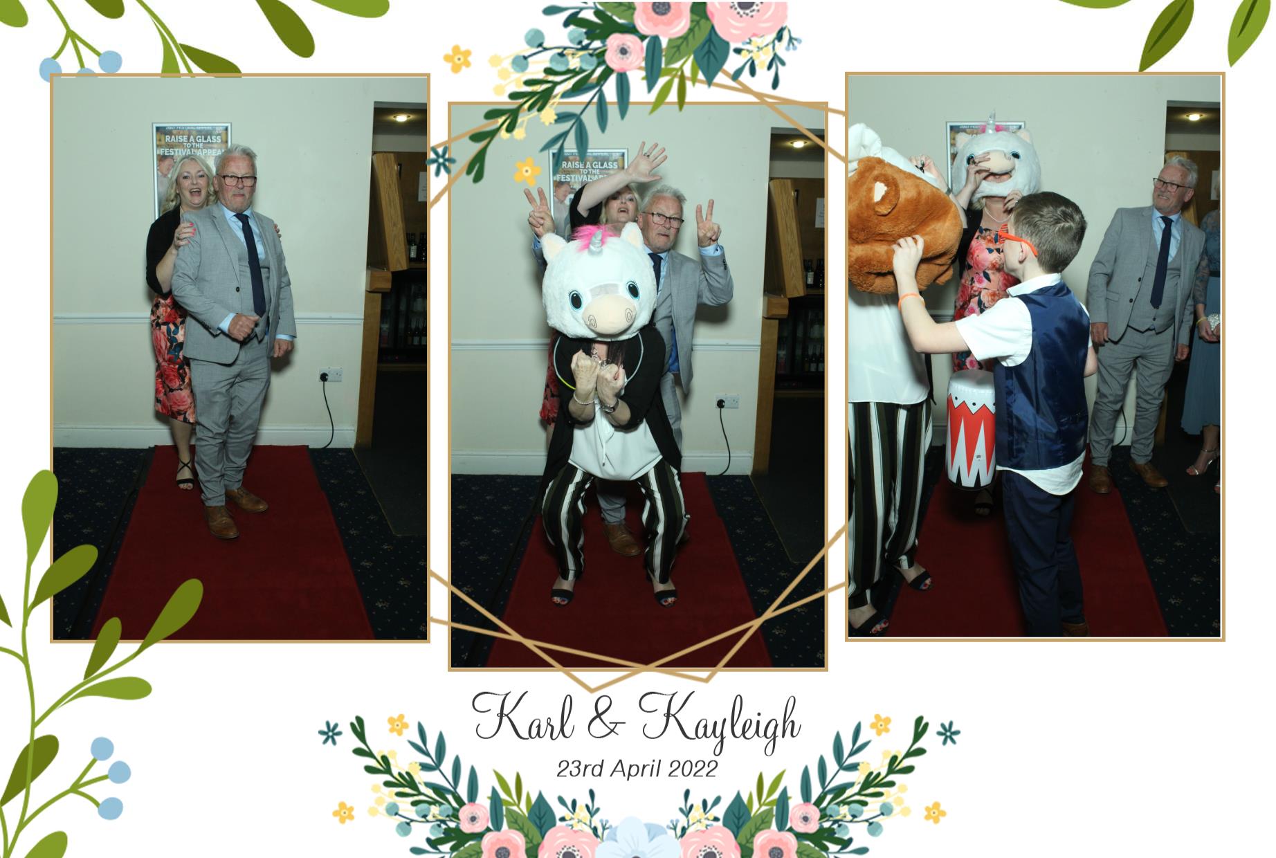 Karl & Kayleigh's Wedding  | View more photos from the event at gallery.myphotoboothexperience.co.uk/u/MyPhotoBoothExperienceLtd/Karl-Kayleighs-Wedding