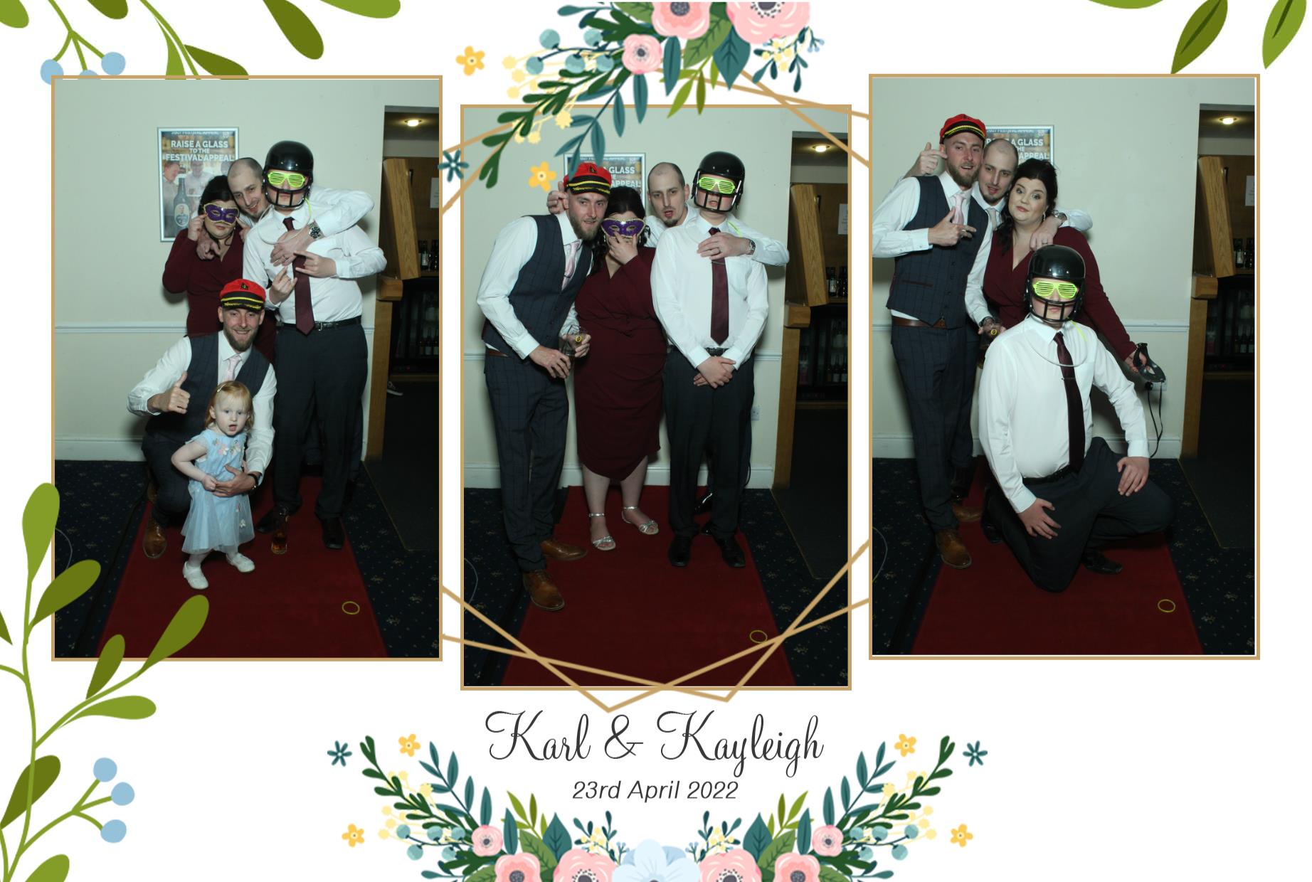 Karl & Kayleigh's Wedding  | View more photos from the event at gallery.myphotoboothexperience.co.uk/u/MyPhotoBoothExperienceLtd/Karl-Kayleighs-Wedding