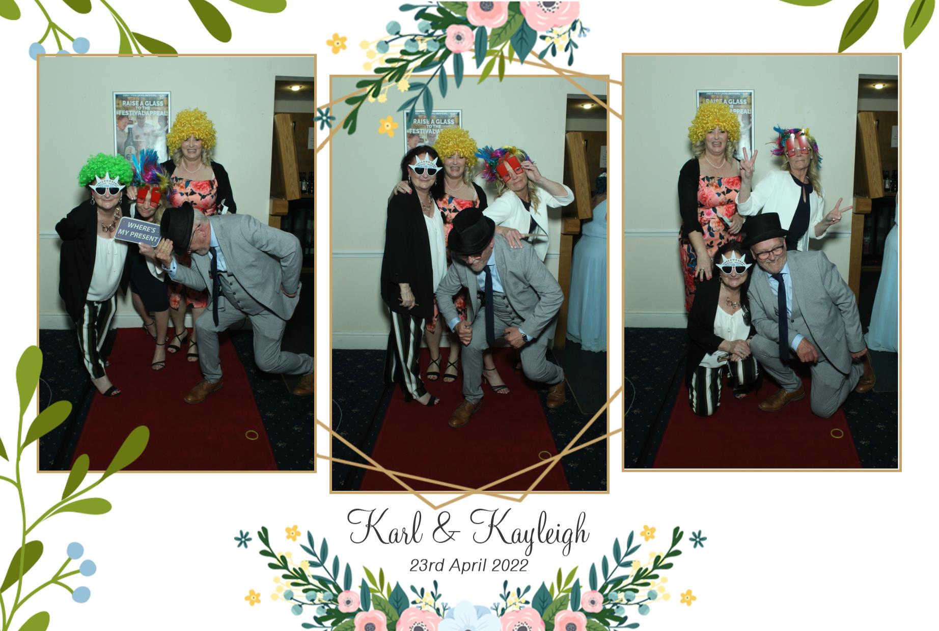 Karl & Kayleigh's Wedding  | View more photos from the event at gallery.myphotoboothexperience.co.uk/u/MyPhotoBoothExperienceLtd/Karl-Kayleighs-Wedding