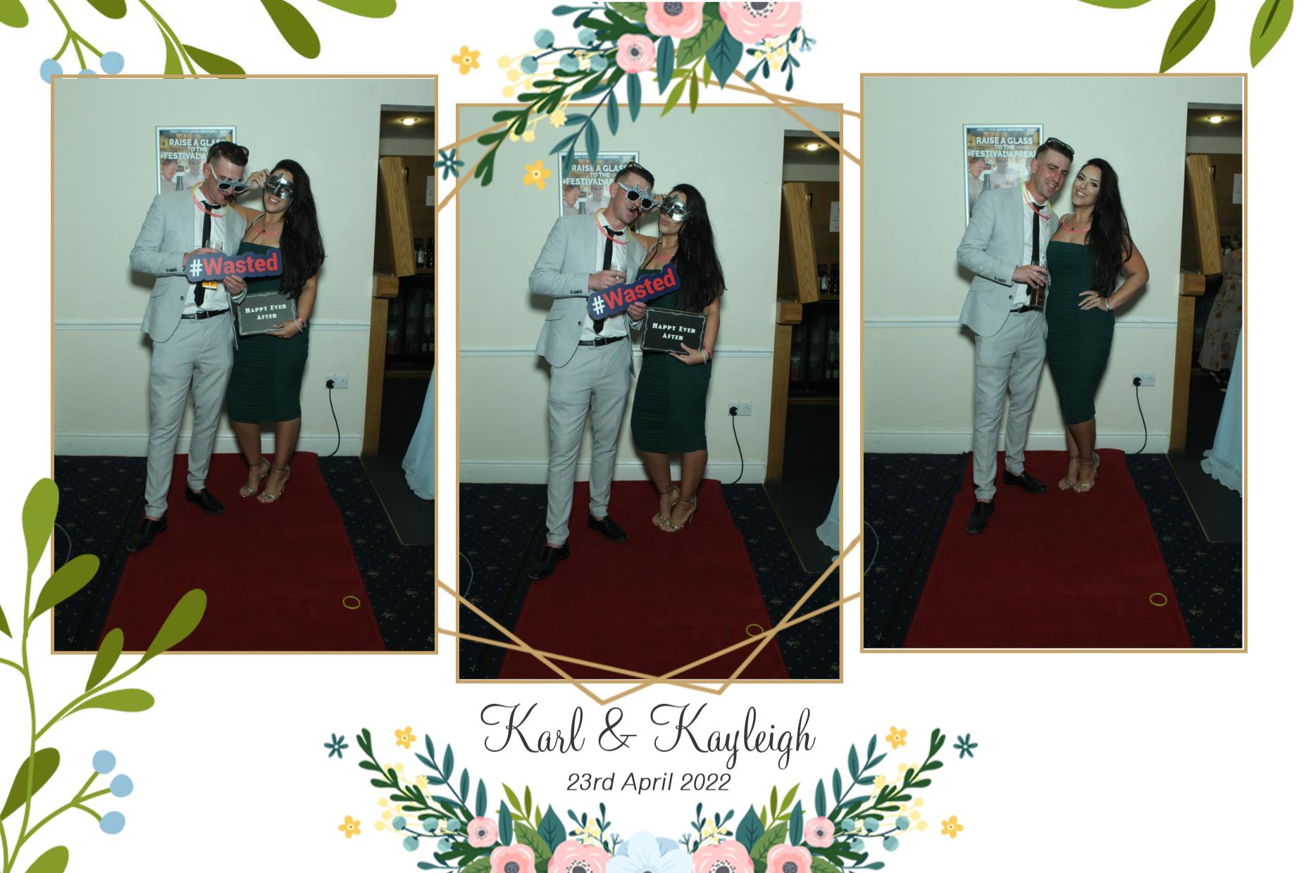 Karl & Kayleigh's Wedding  | View more photos from the event at gallery.myphotoboothexperience.co.uk/u/MyPhotoBoothExperienceLtd/Karl-Kayleighs-Wedding