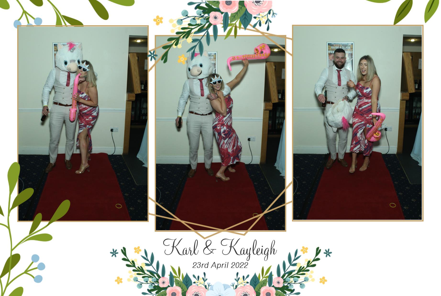 Karl & Kayleigh's Wedding  | View more photos from the event at gallery.myphotoboothexperience.co.uk/u/MyPhotoBoothExperienceLtd/Karl-Kayleighs-Wedding