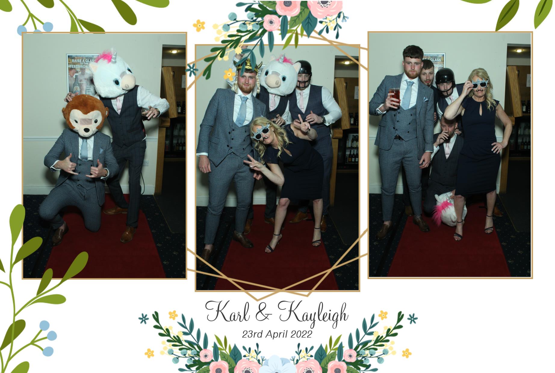Karl & Kayleigh's Wedding  | View more photos from the event at gallery.myphotoboothexperience.co.uk/u/MyPhotoBoothExperienceLtd/Karl-Kayleighs-Wedding